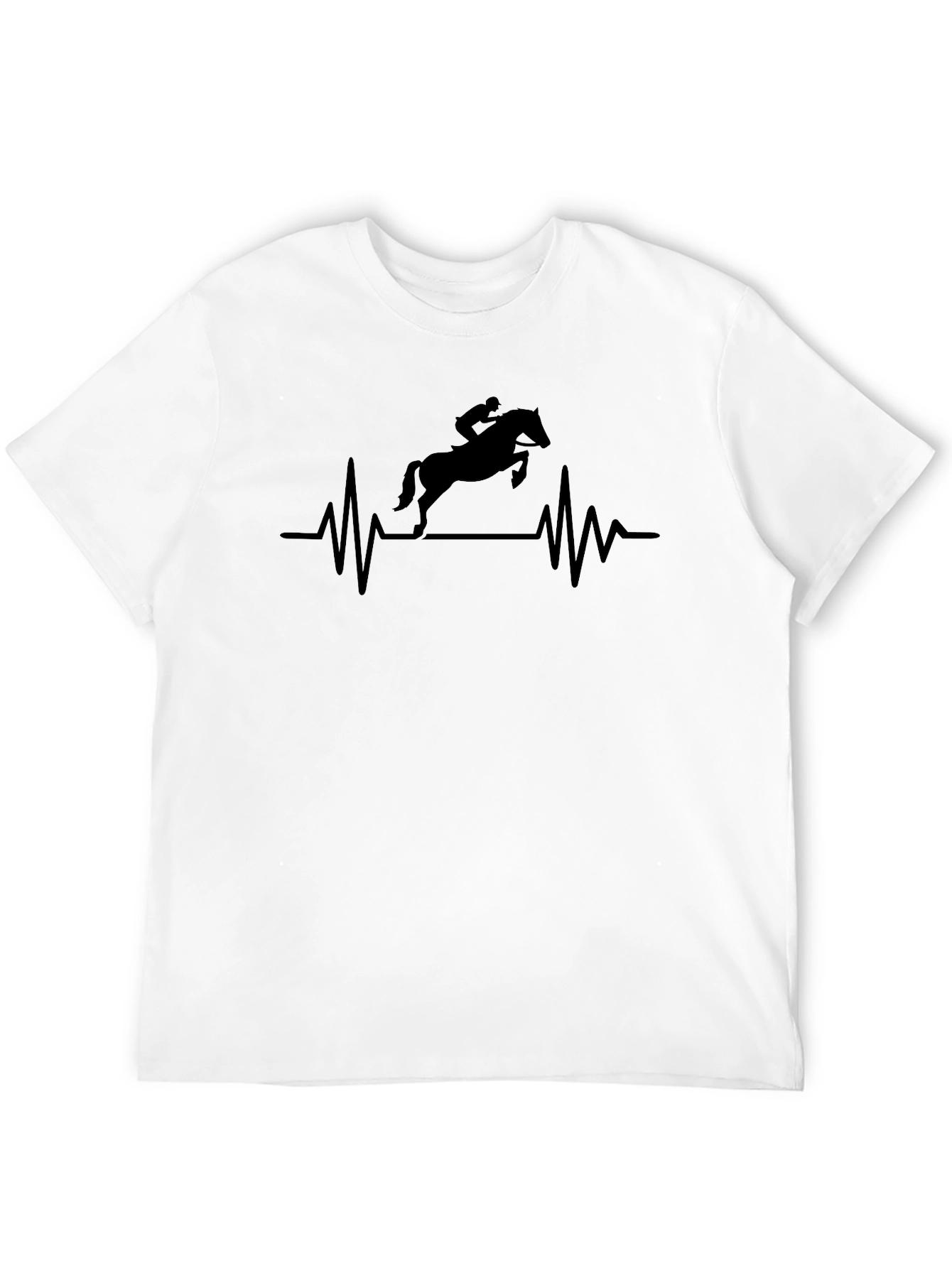 Equestrian Heartbeat T-Shirt - Horse Riding Love!