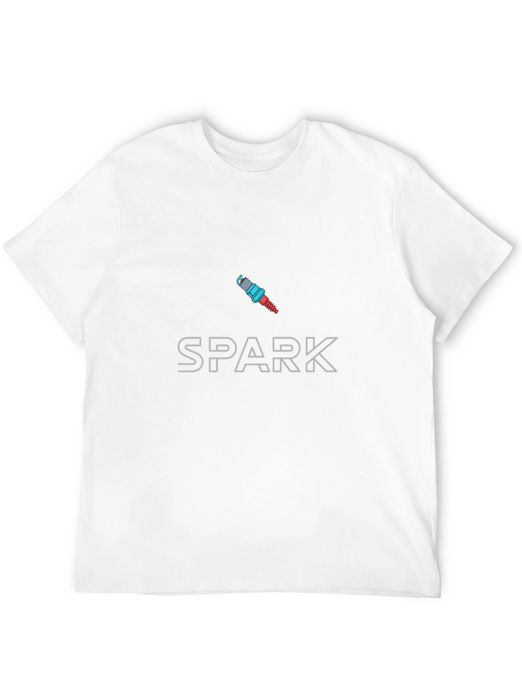 Spark Plug Graphic Black T-Shirt