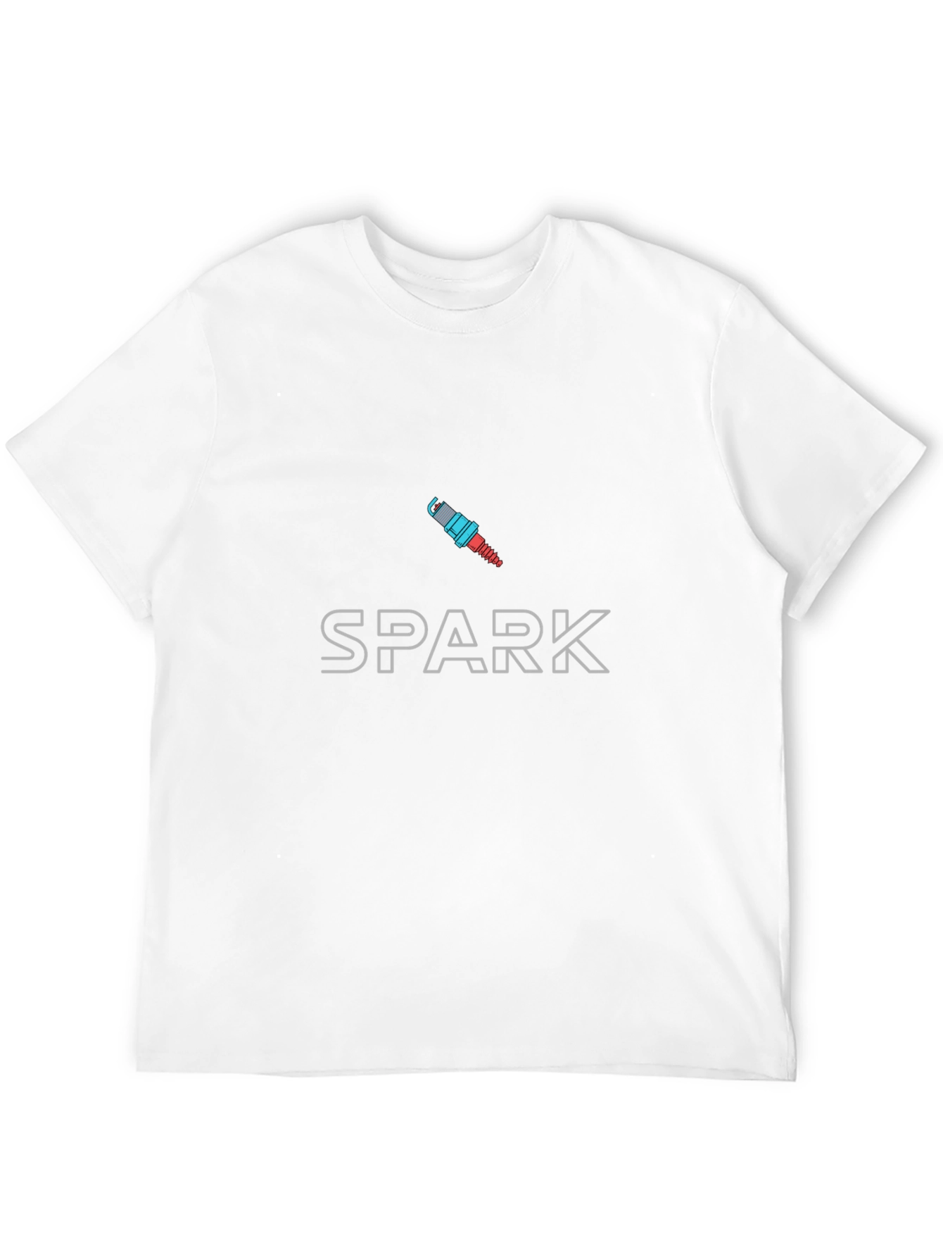 Spark Plug Graphic Black T-Shirt