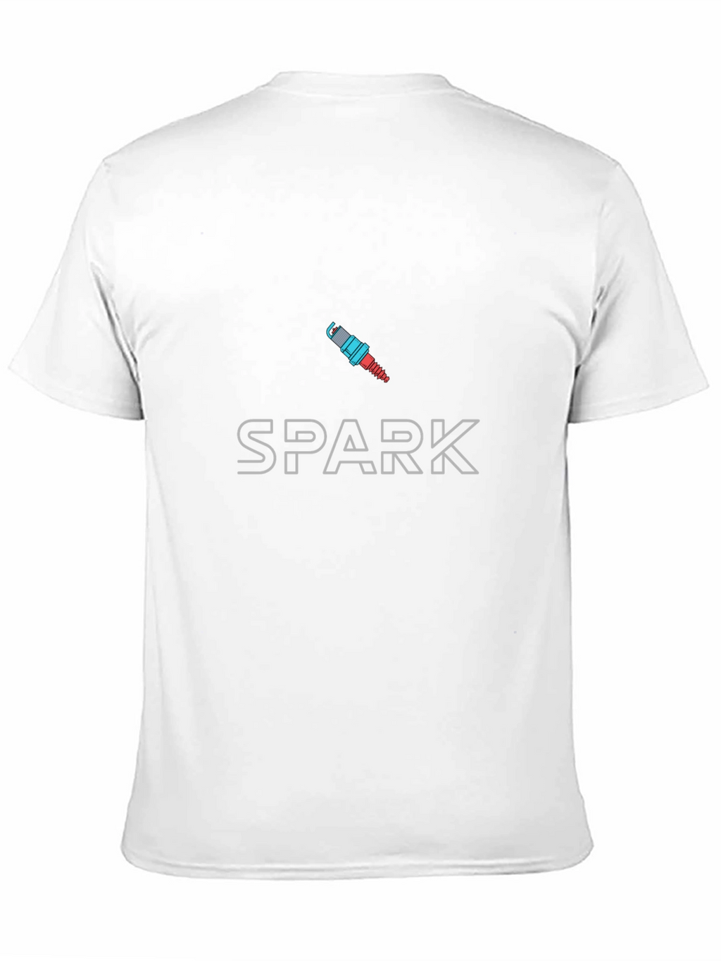 Spark Plug Graphic Black T-Shirt