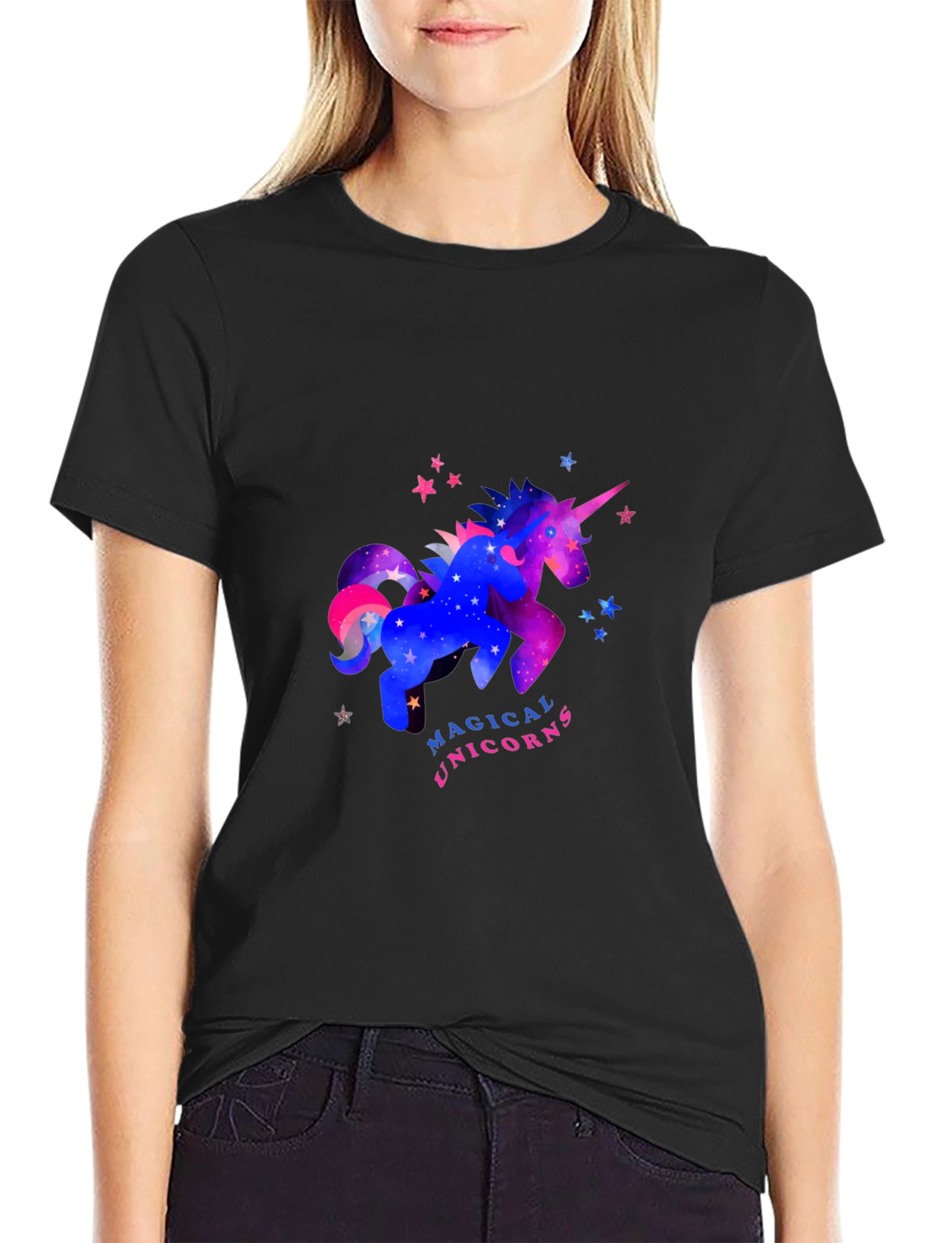 Magical Unicorns Graphic T-Shirt - Stylish Comfort