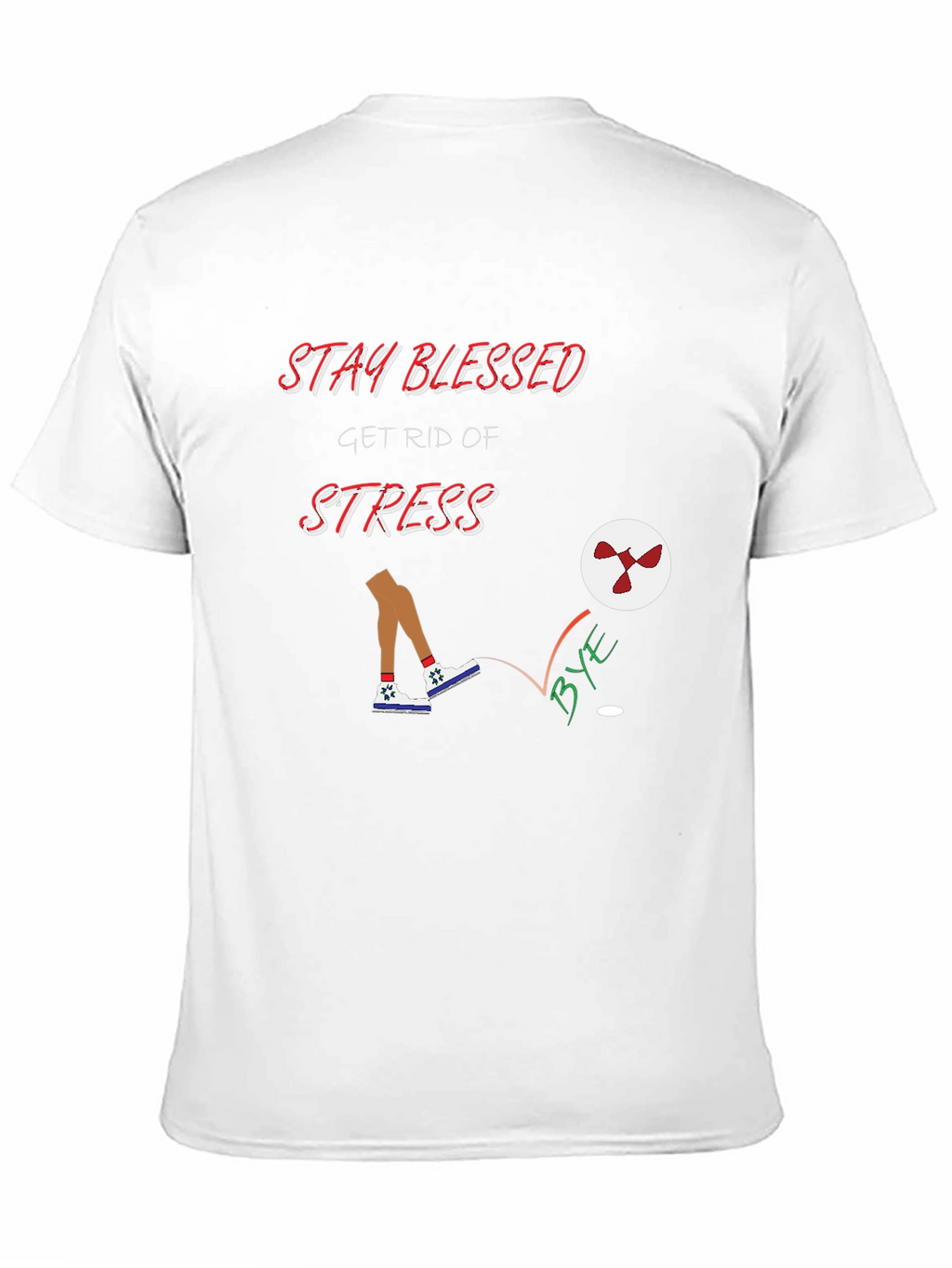 Stay Blessed Graphic Tee - Kick Stress Away