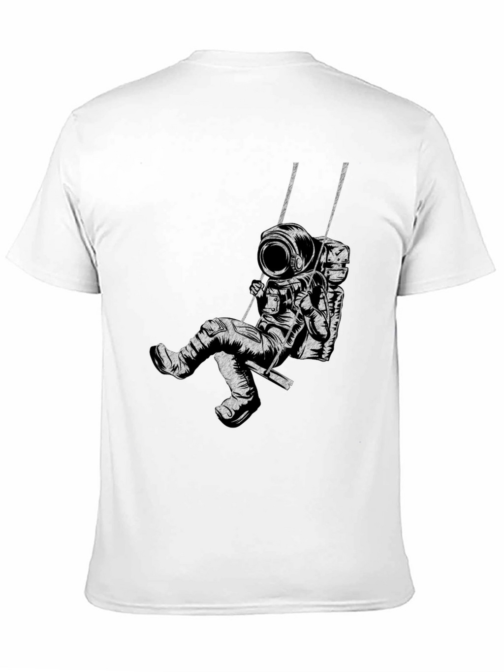 Astronaut on Swing Graphic T-Shirt - Unisex