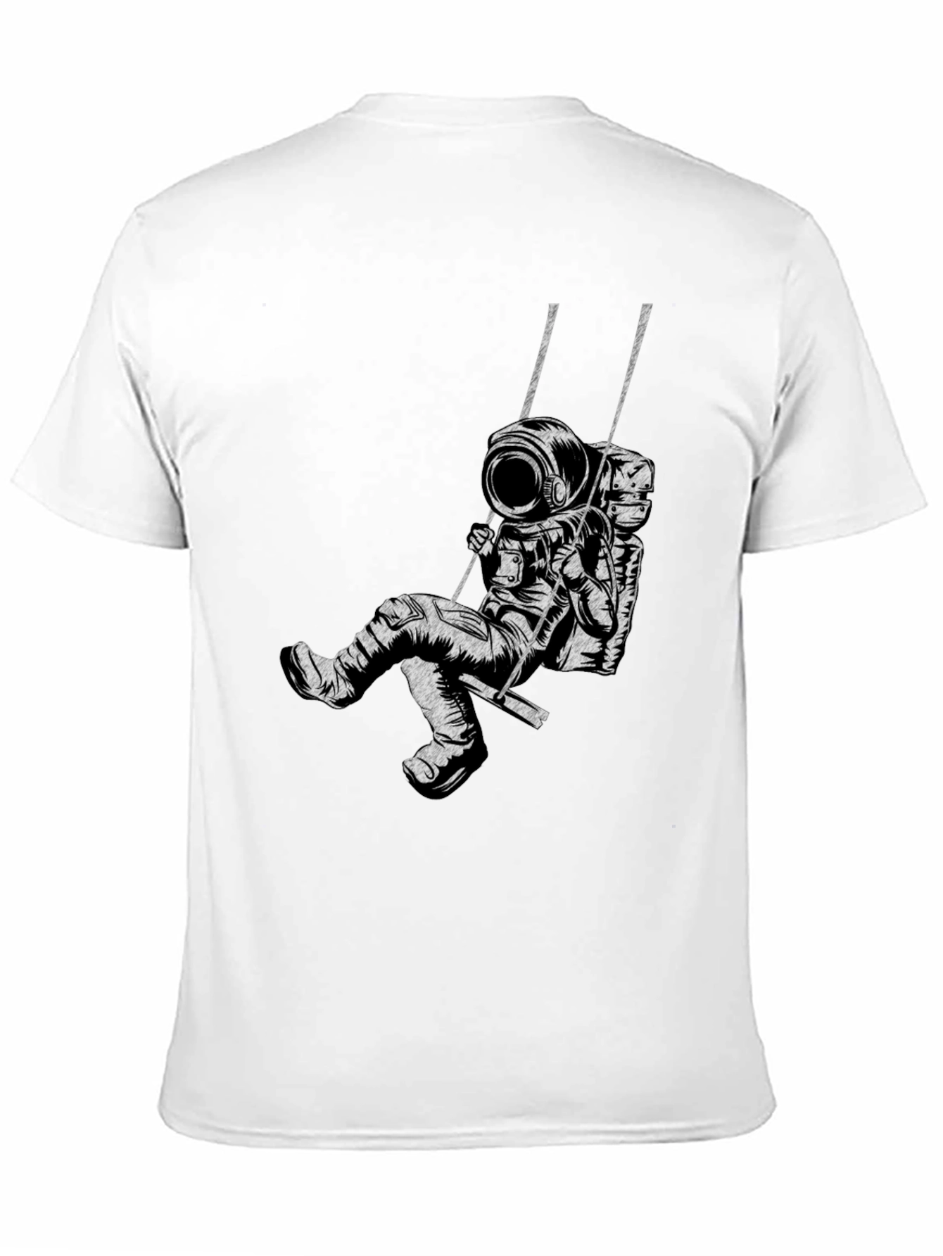 Astronaut on Swing Graphic T-Shirt - Unisex
