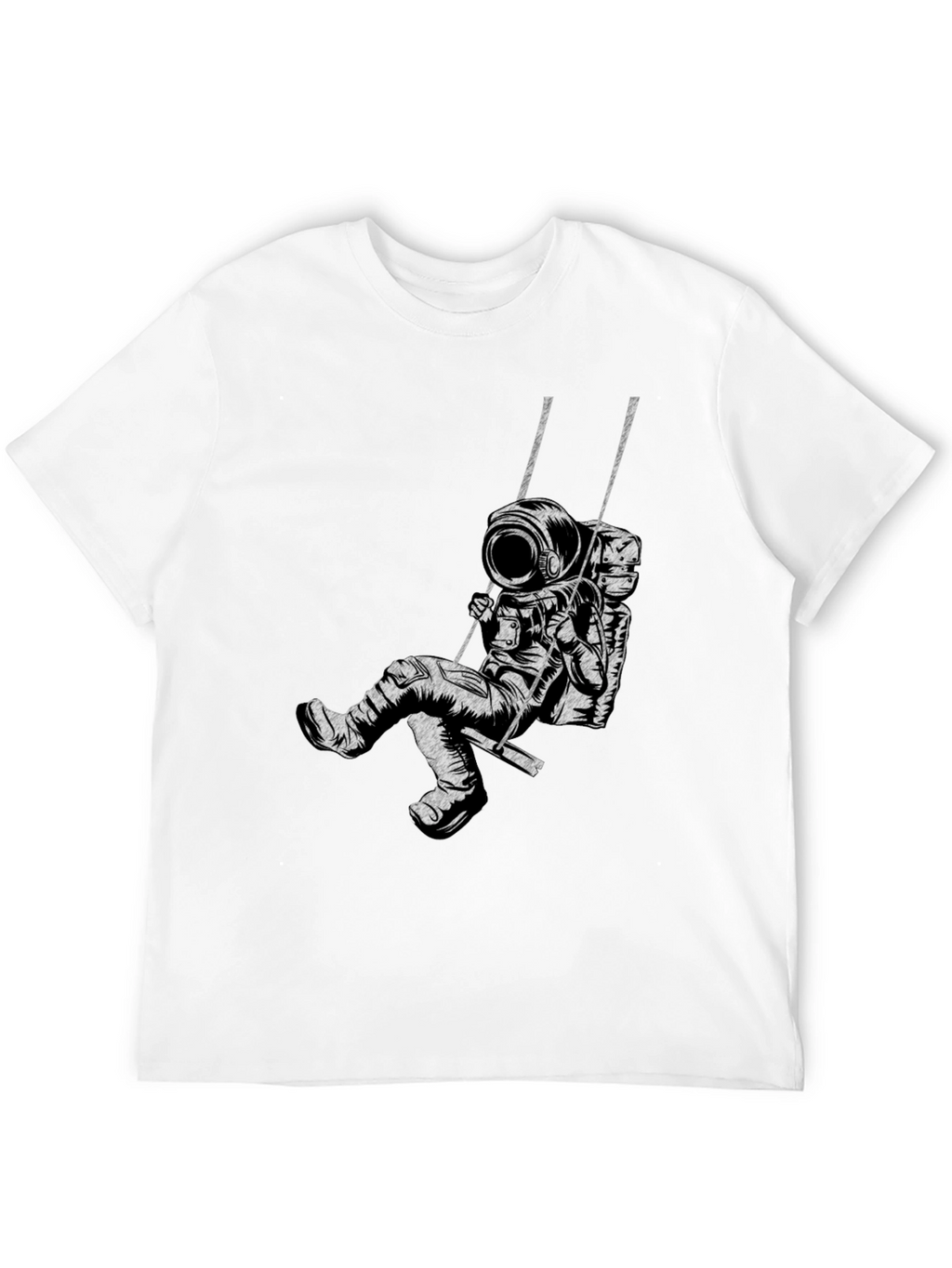 Astronaut on Swing Graphic T-Shirt - Unisex