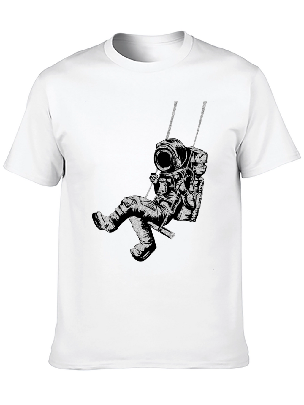 Astronaut on Swing Graphic T-Shirt - Unisex