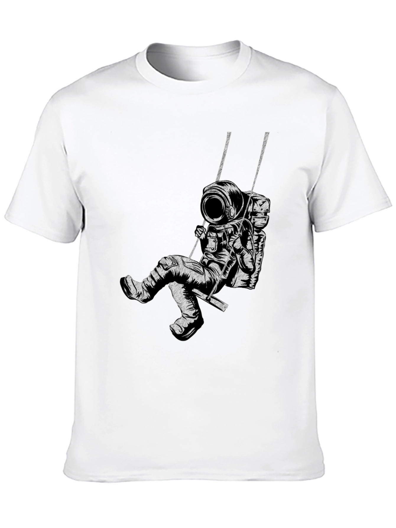 Astronaut on Swing Graphic T-Shirt - Unisex
