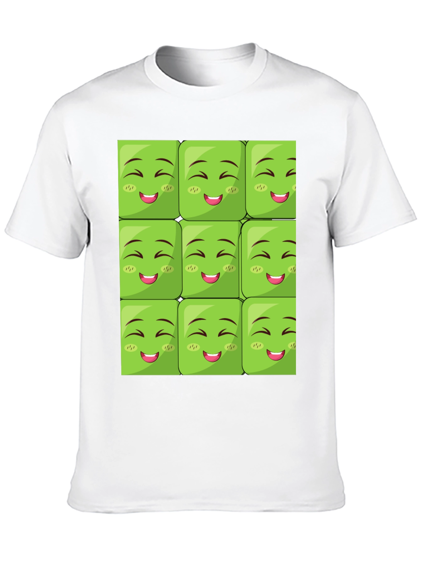 Emoji Block Graphic Tee - Black