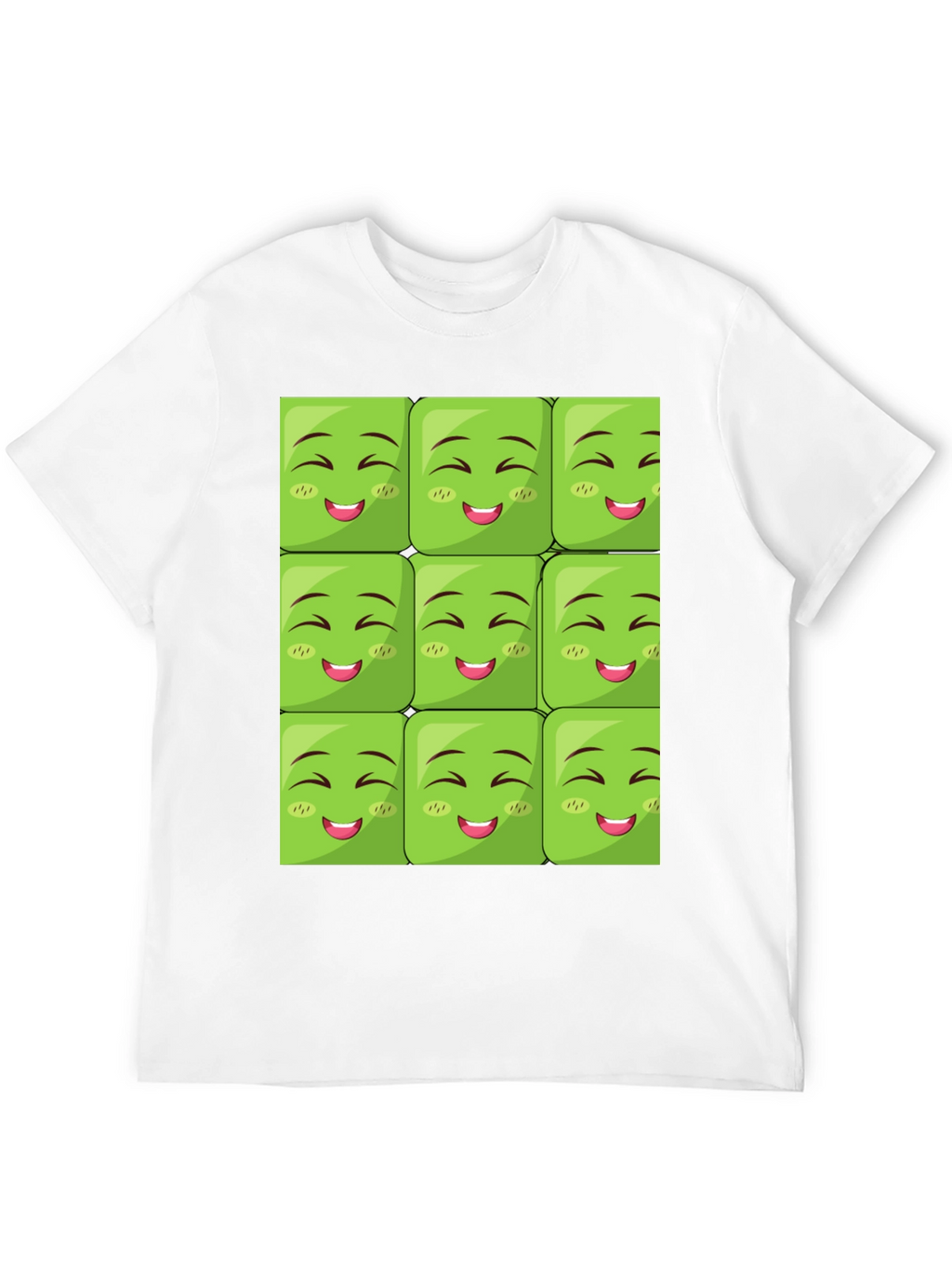 Emoji Block Graphic Tee - Black