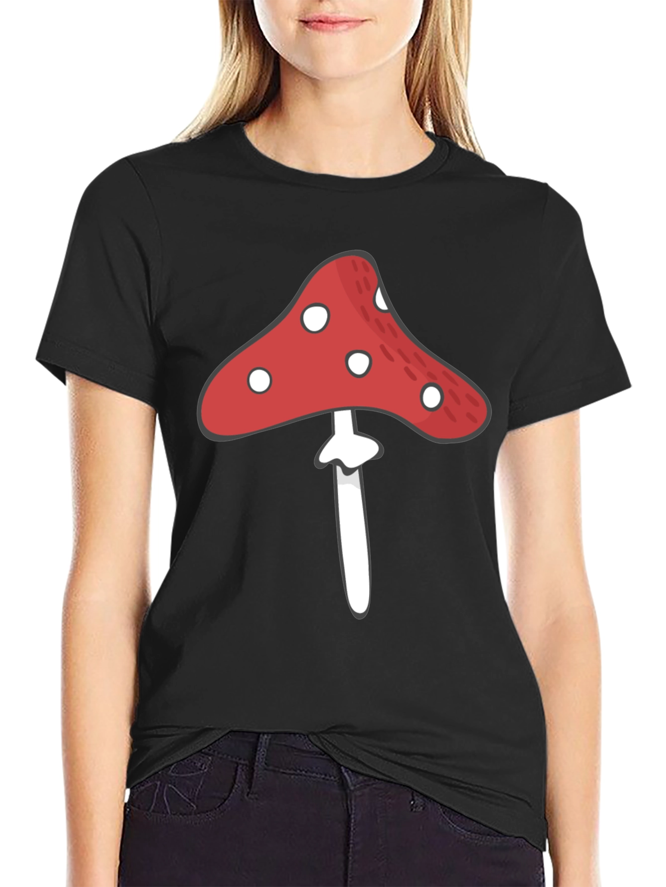 Mushroom Graphic Tee - Unique Design