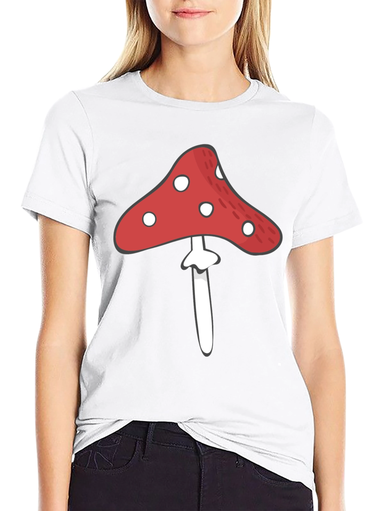 Mushroom Graphic Tee - Unique Design