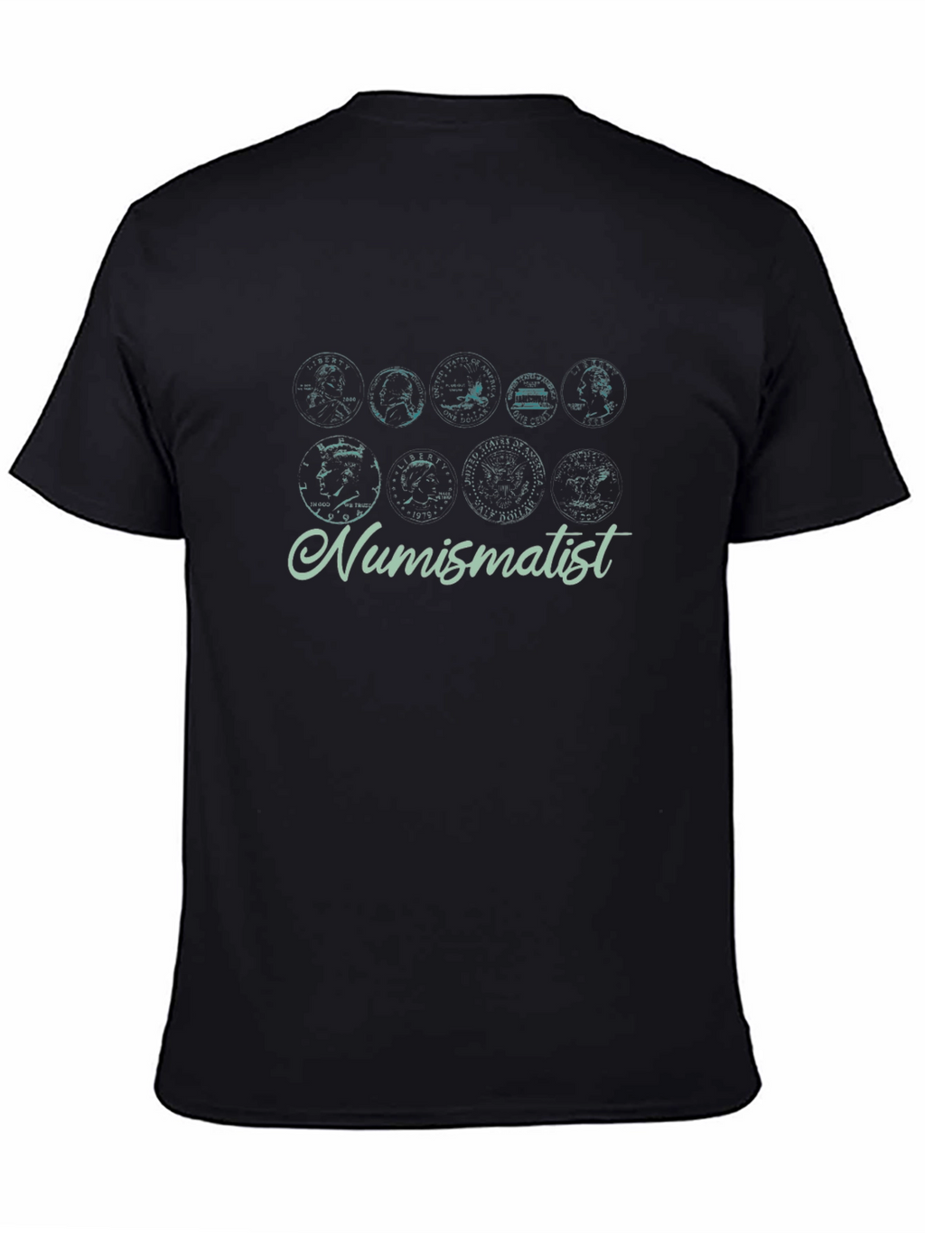 Numismatist Black Graphic T-Shirt