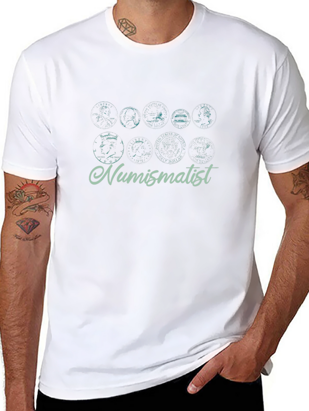 Numismatist Black Graphic T-Shirt