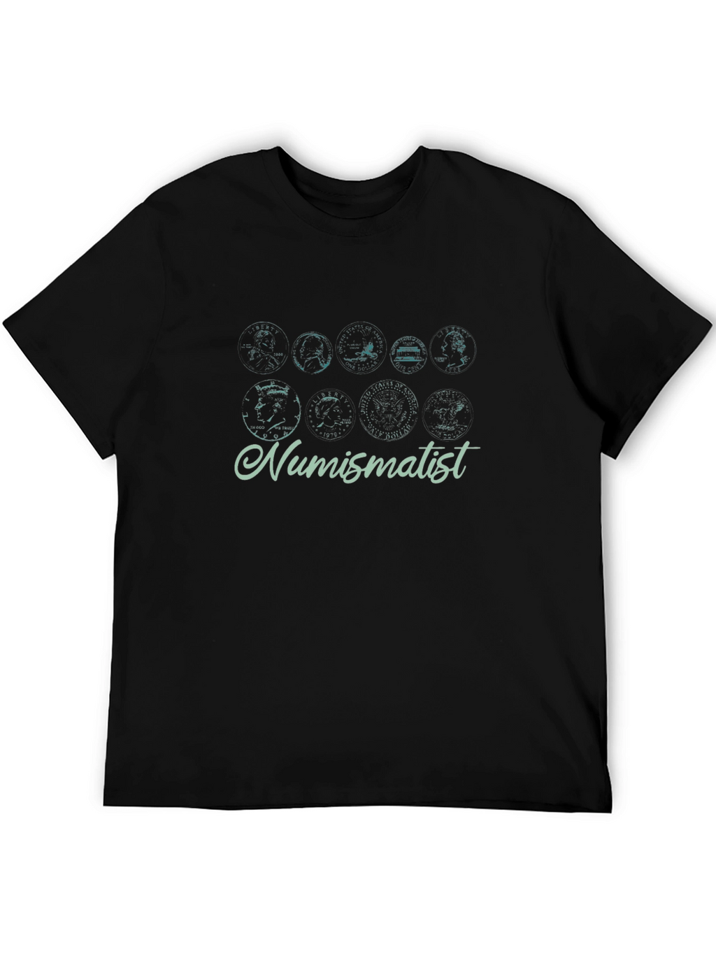 Numismatist Black Graphic T-Shirt