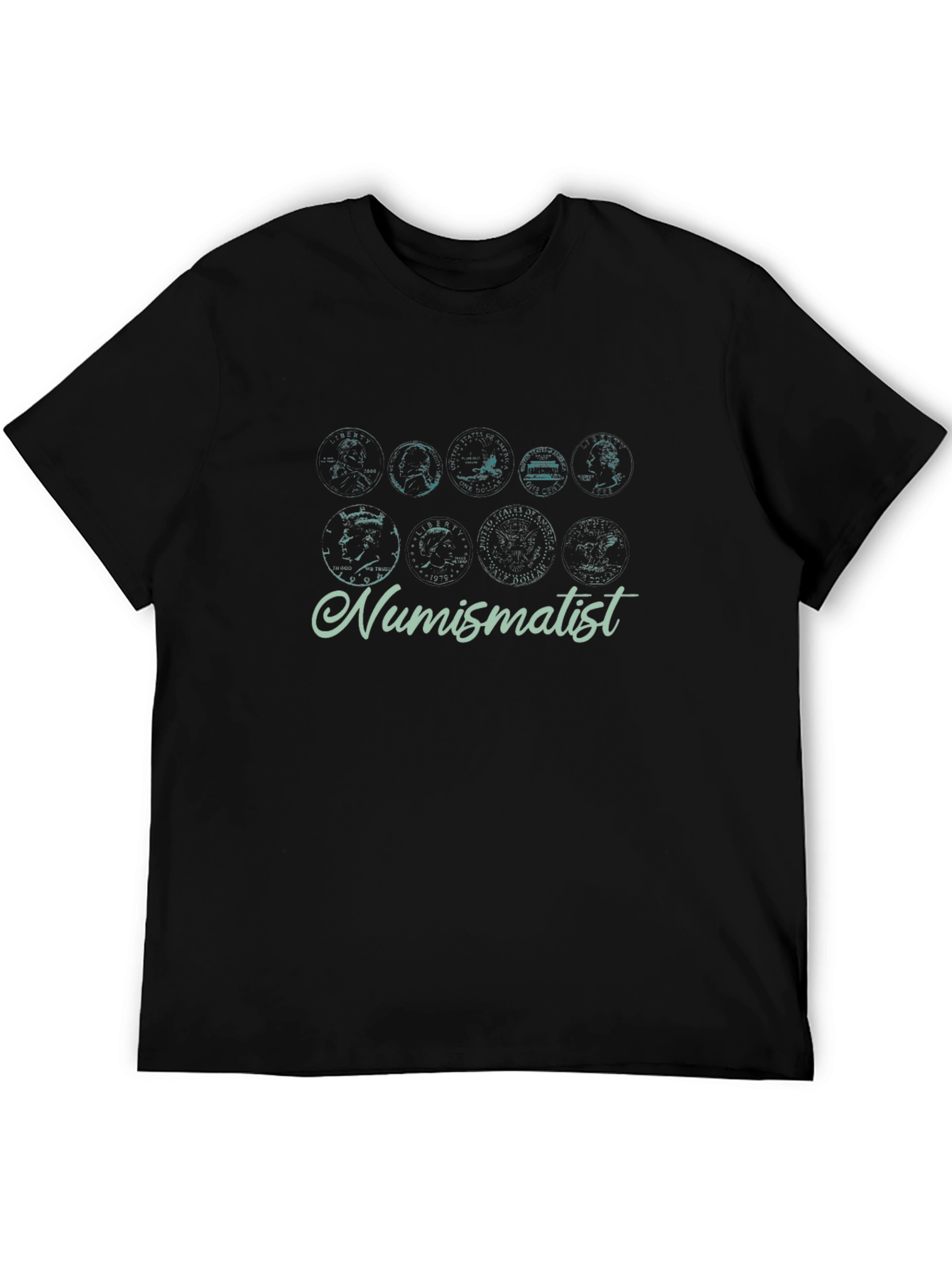 Numismatist Black Graphic T-Shirt