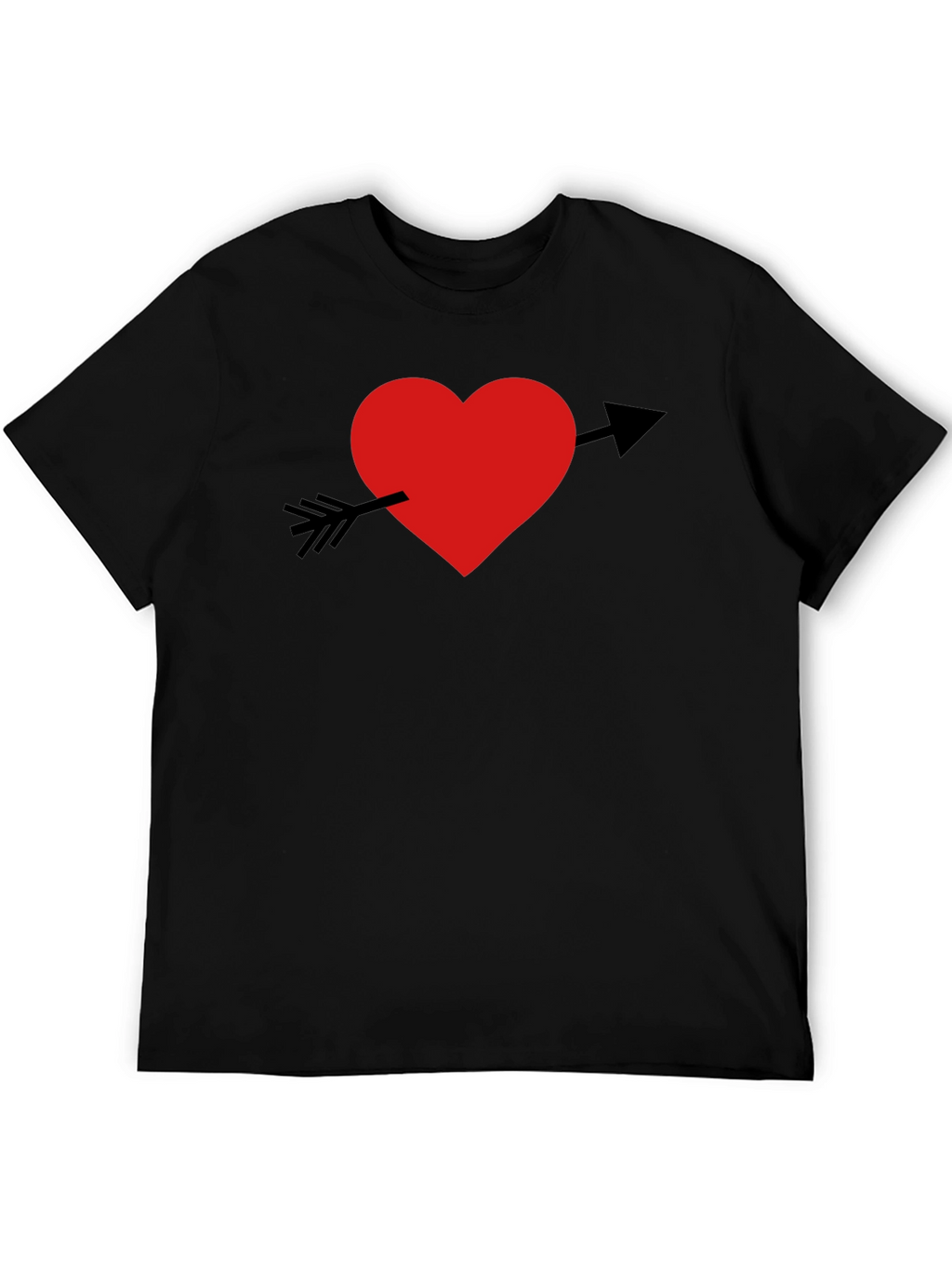 Heart Arrow Graphic Tee - Stylish & Comfortable
