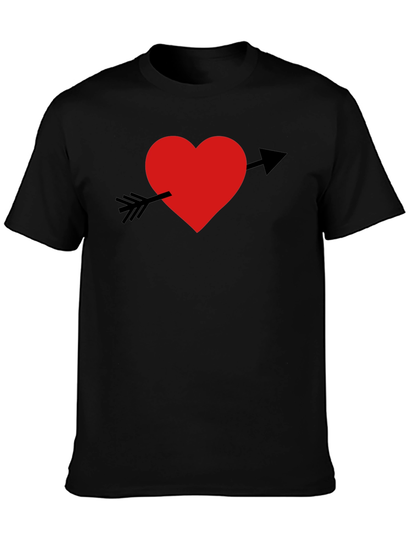 Heart Arrow Graphic Tee - Stylish & Comfortable