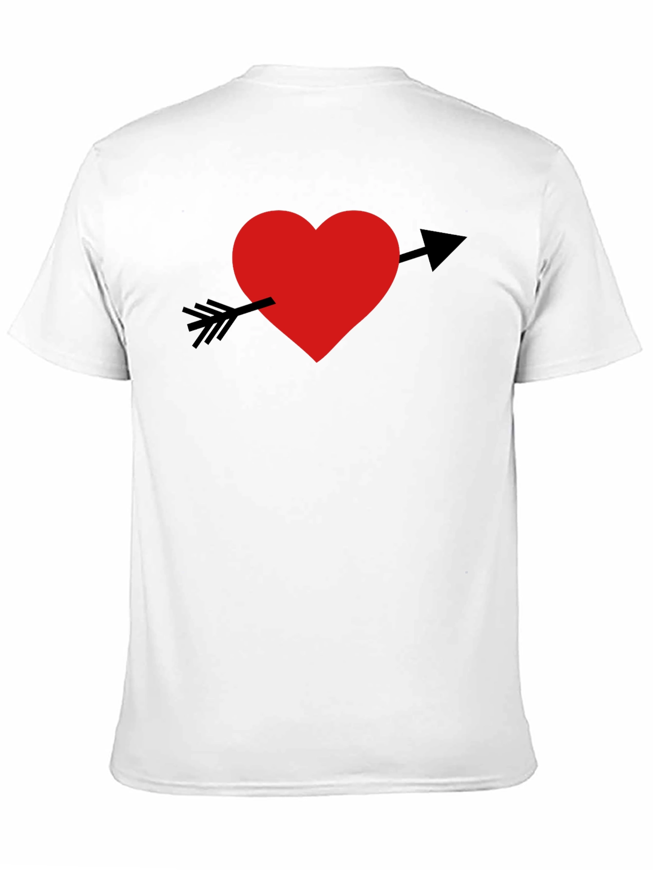 Heart Arrow Graphic Tee - Stylish & Comfortable