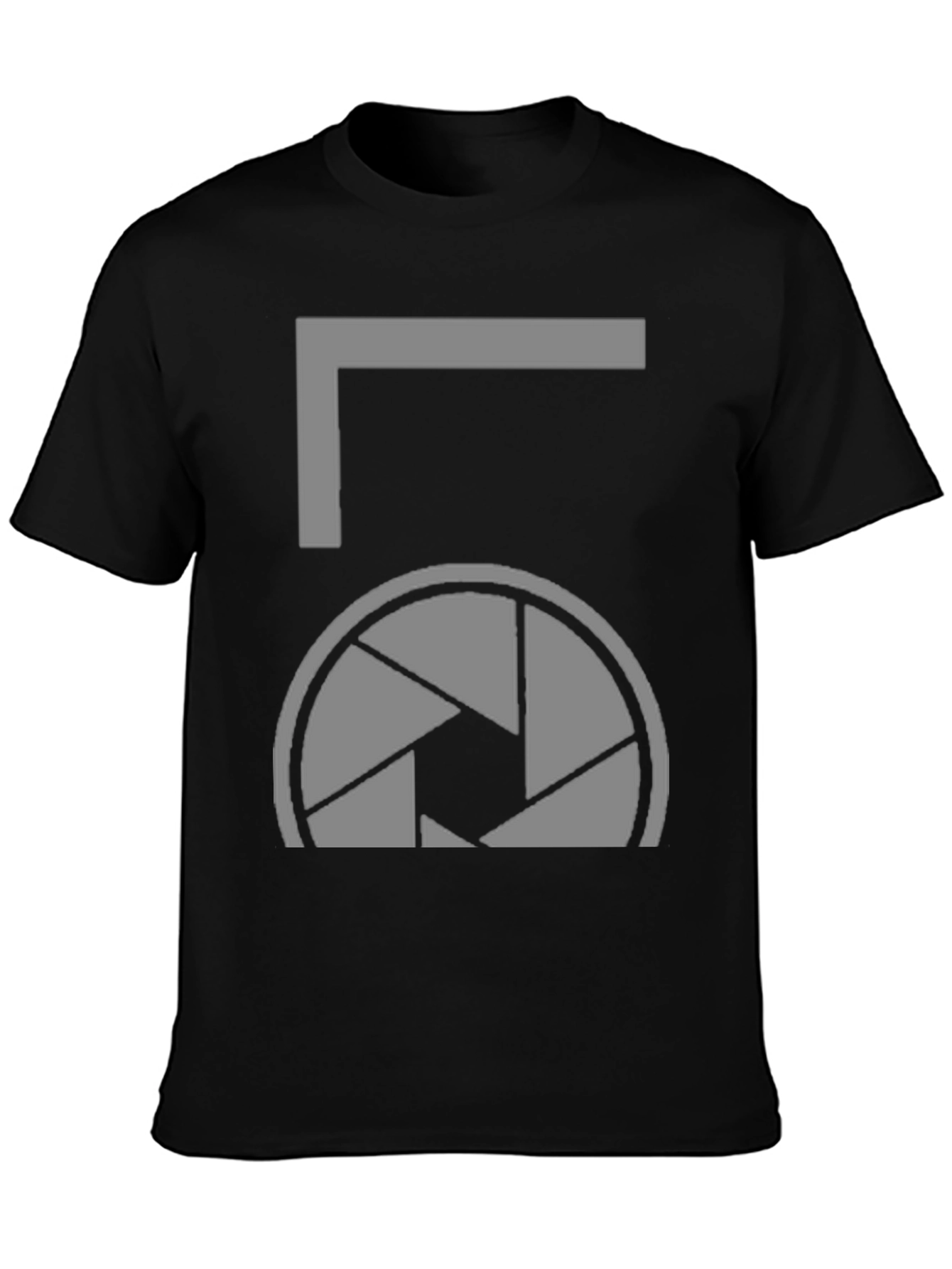 Aperture Lens T-Shirt - Black Graphic Tee