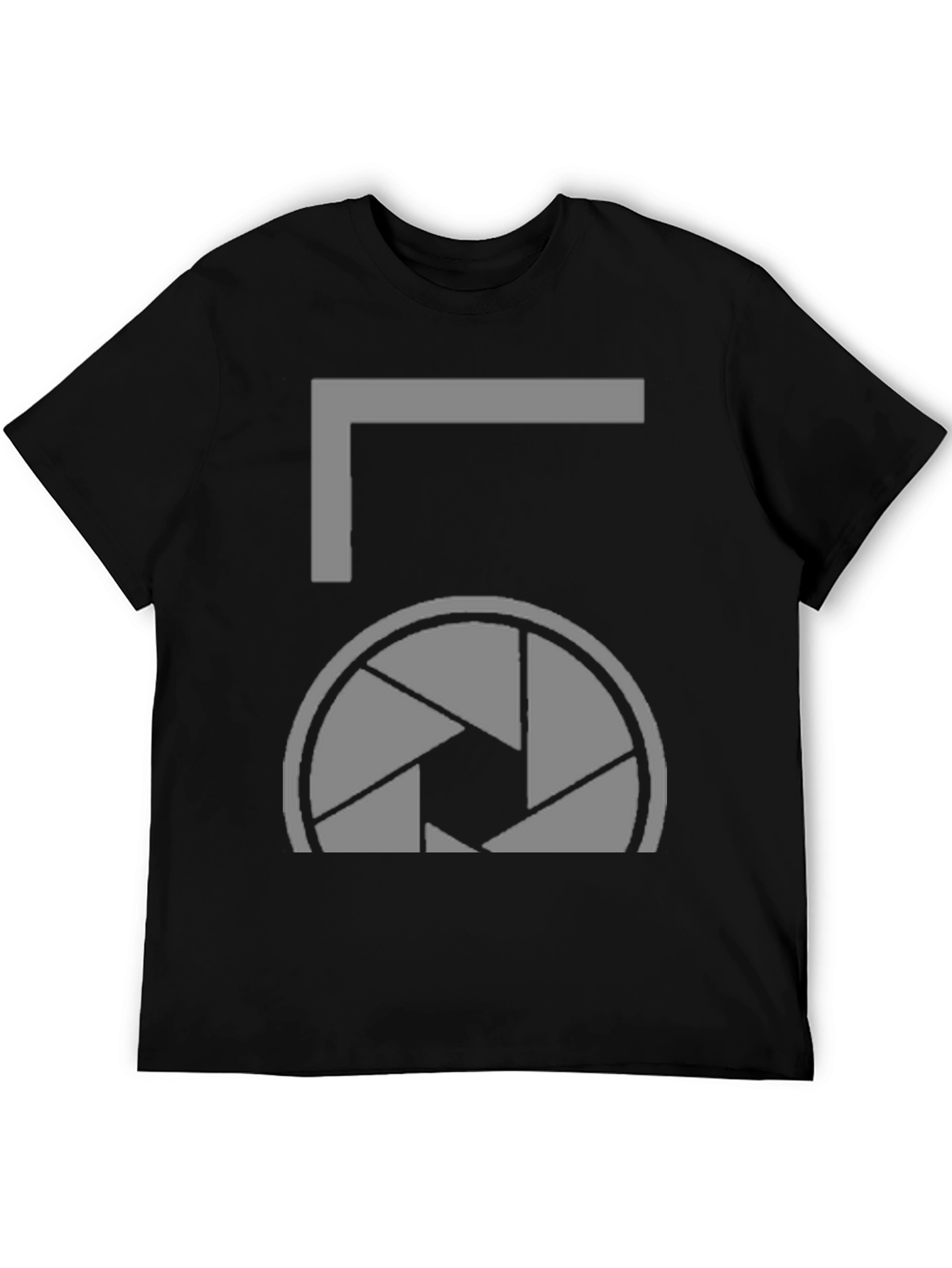 Aperture Lens T-Shirt - Black Graphic Tee