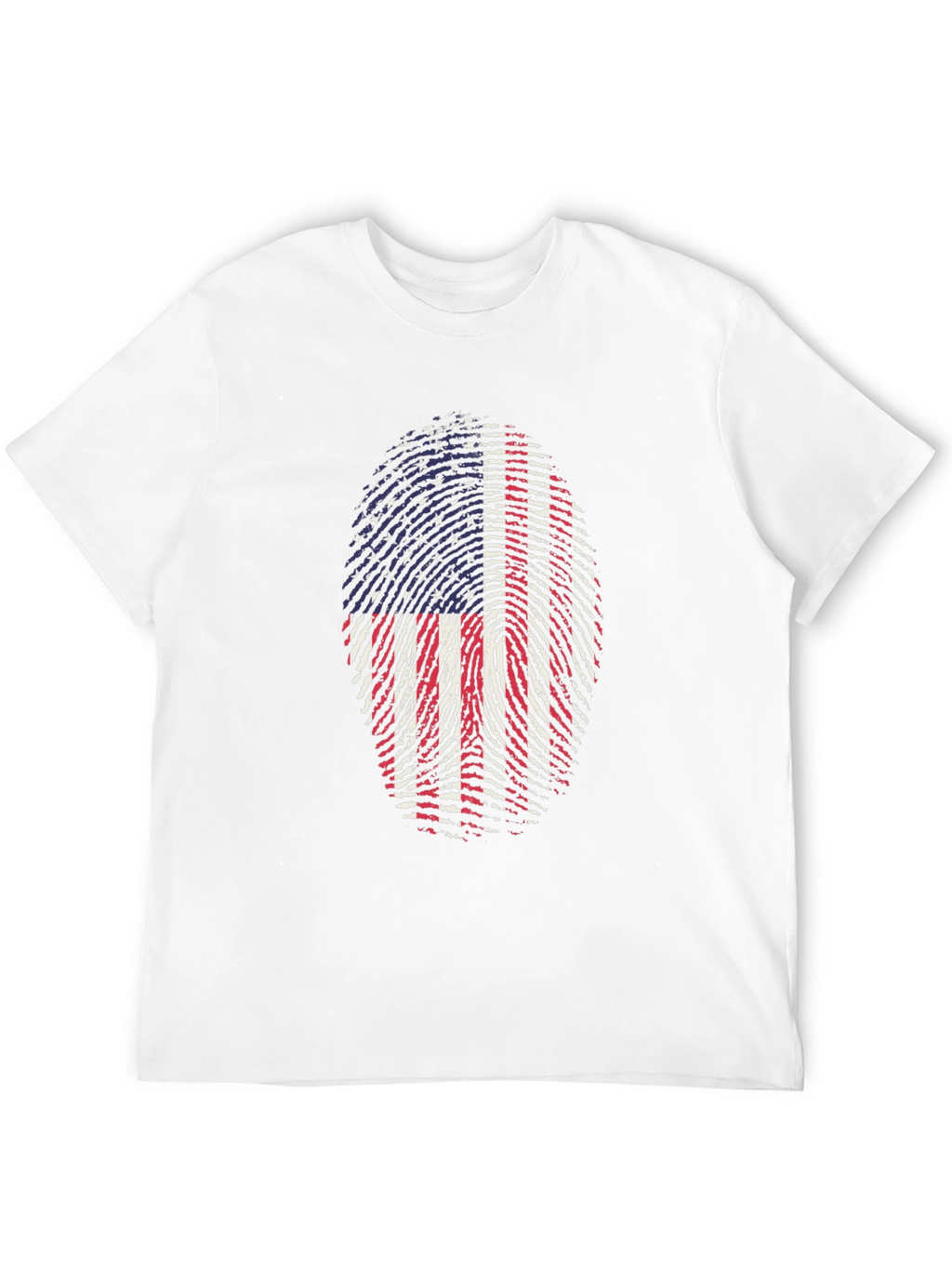 American Fingerprint Tee - USA Patriotism