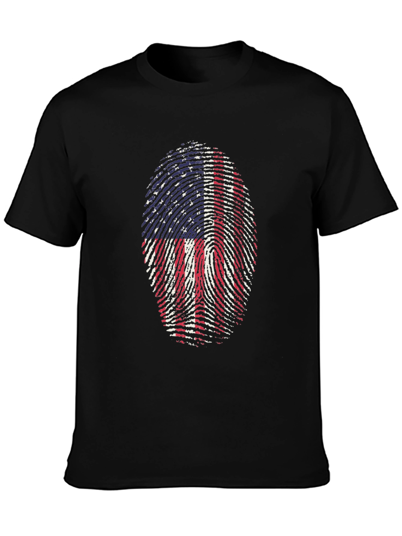 American Fingerprint Tee - USA Patriotism