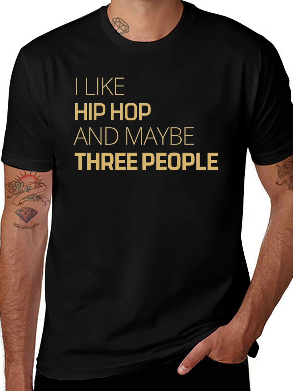 Hip Hop Lovers T-Shirt - Sarcastic Introvert Tee