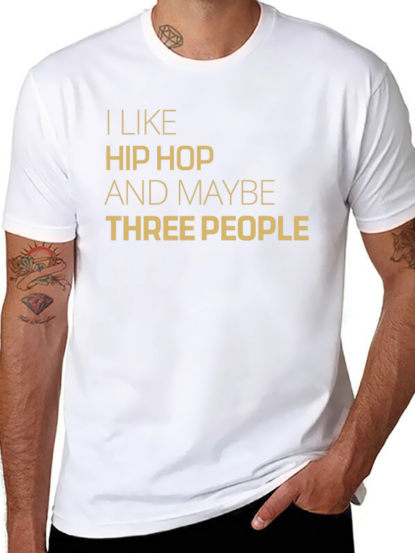 Hip Hop Lovers T-Shirt - Sarcastic Introvert Tee