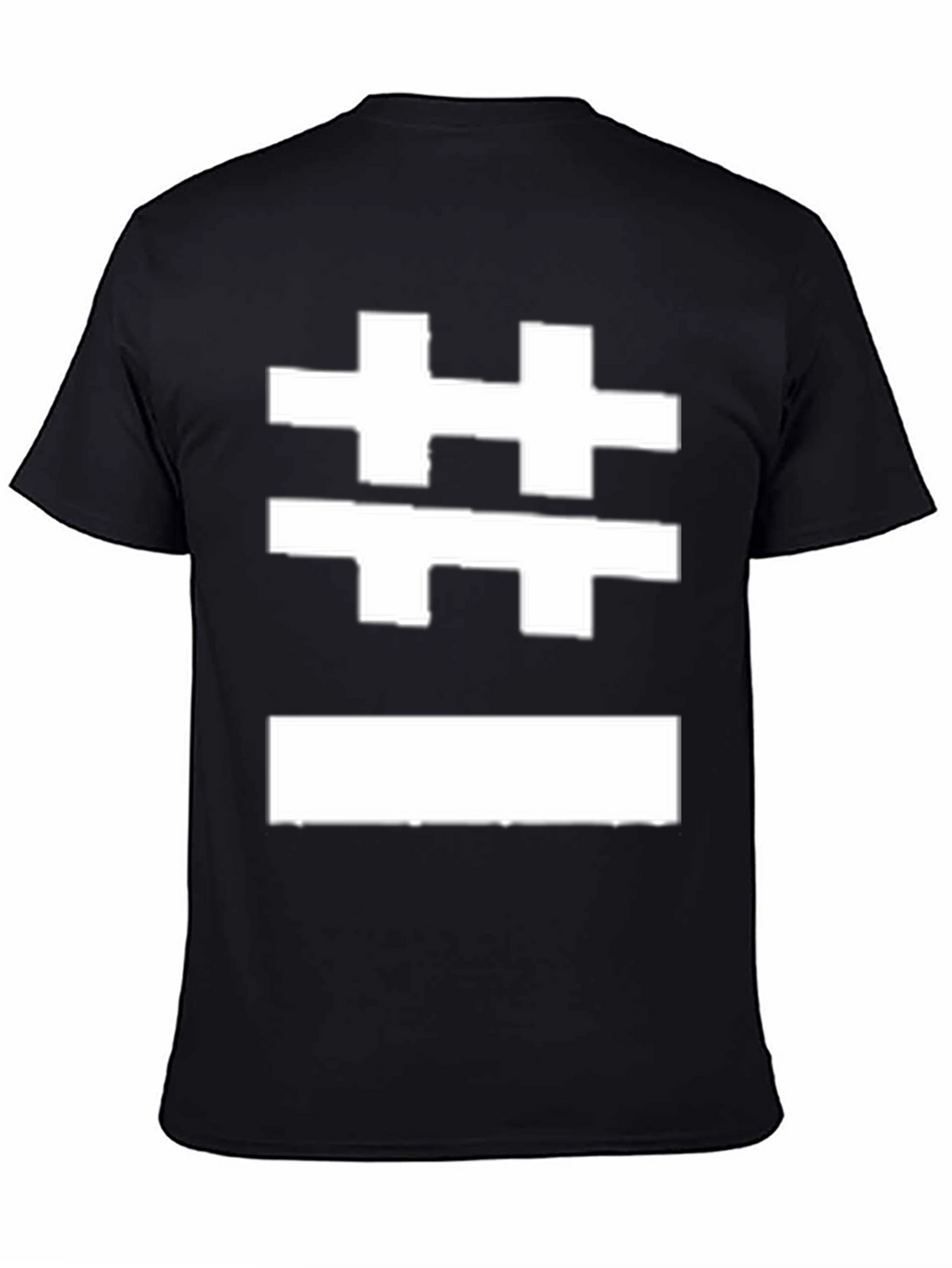 Graphic Print Black T-Shirt