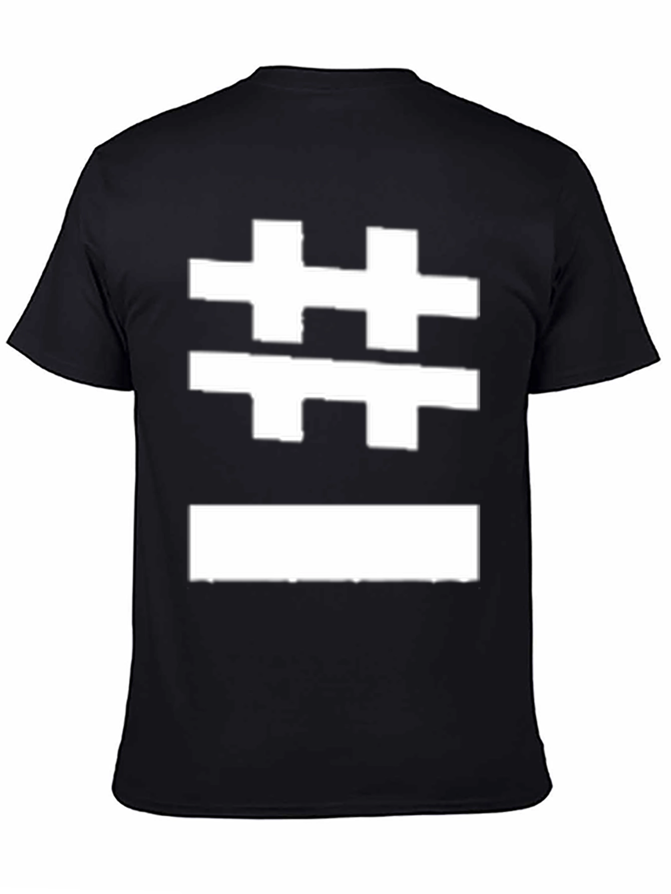 Graphic Print Black T-Shirt