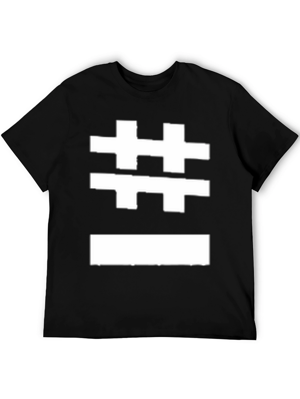 Graphic Print Black T-Shirt