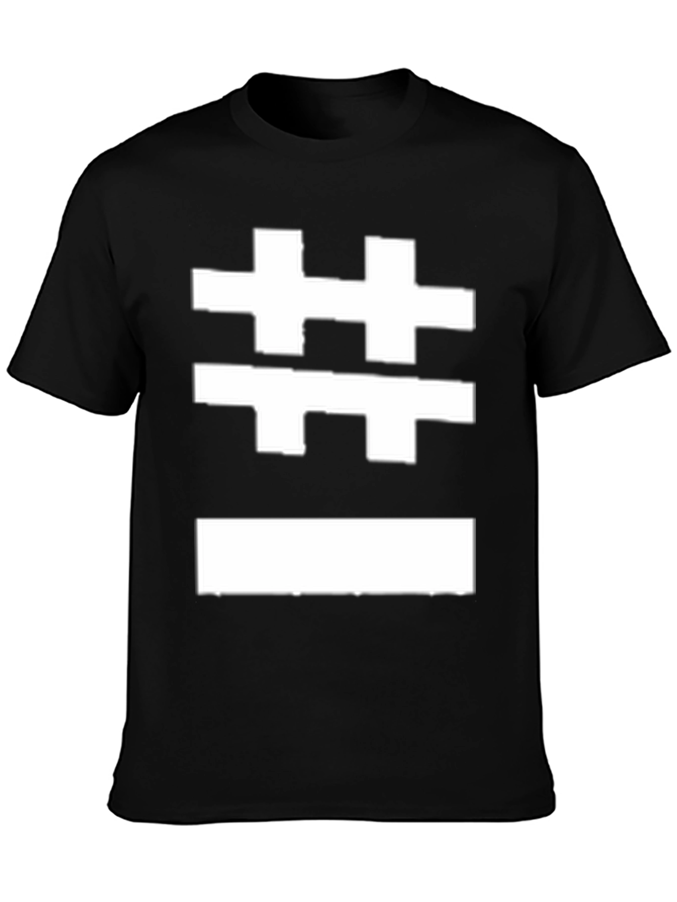 Graphic Print Black T-Shirt