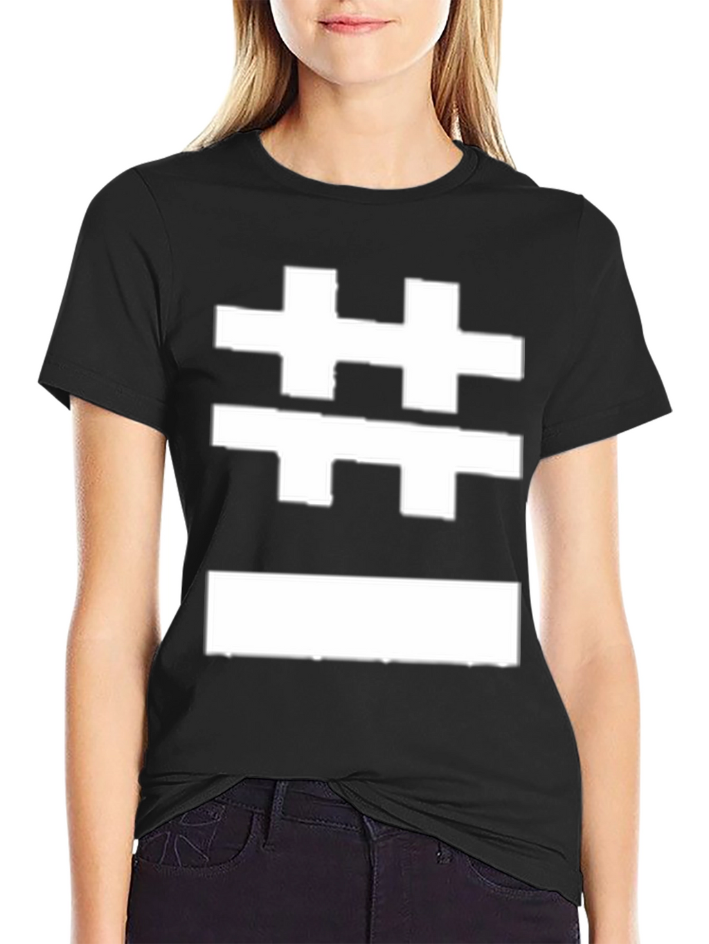 Graphic Print Black T-Shirt