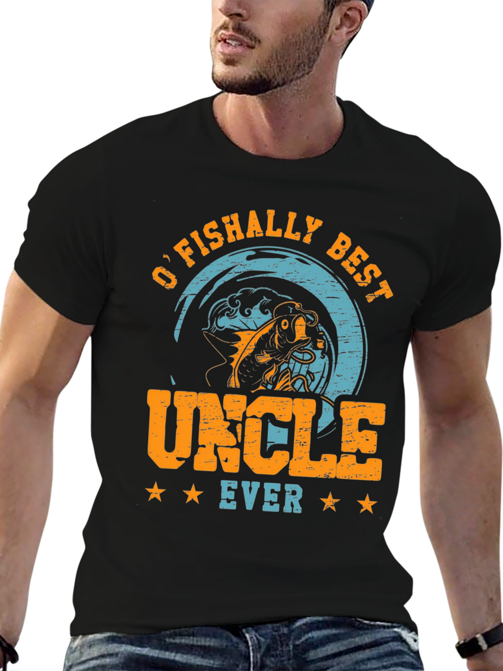 OFishally Best Uncle Ever Graphic T-Shirt