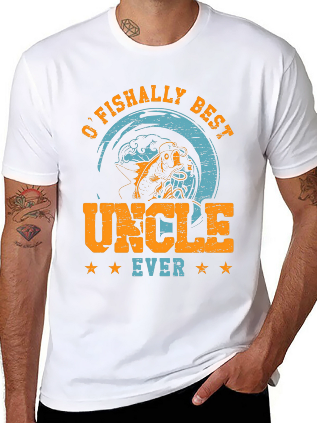 OFishally Best Uncle Ever Graphic T-Shirt