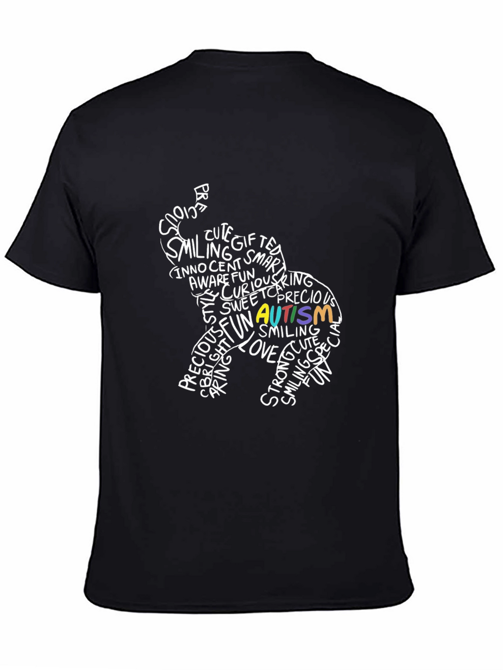 Autism Awareness Elephant Graphic Tee
