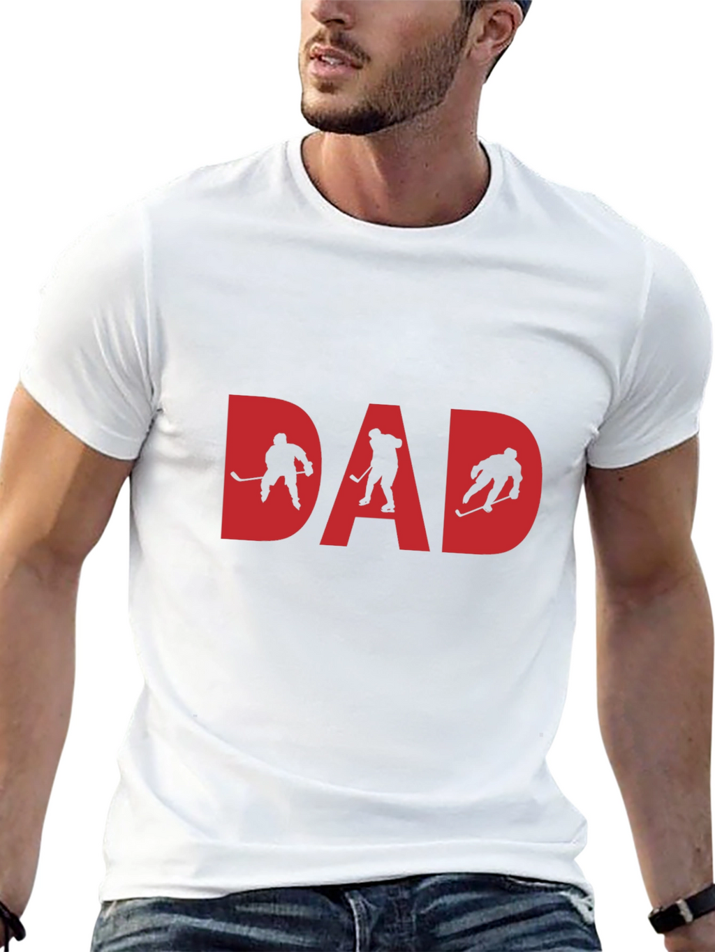 Hockey Dad T-Shirt - Gift for Hockey Dads