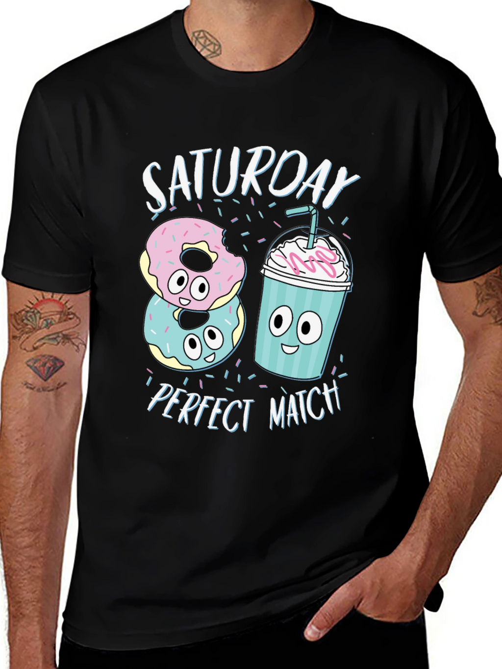 Saturday Perfect Match Graphic T-Shirt