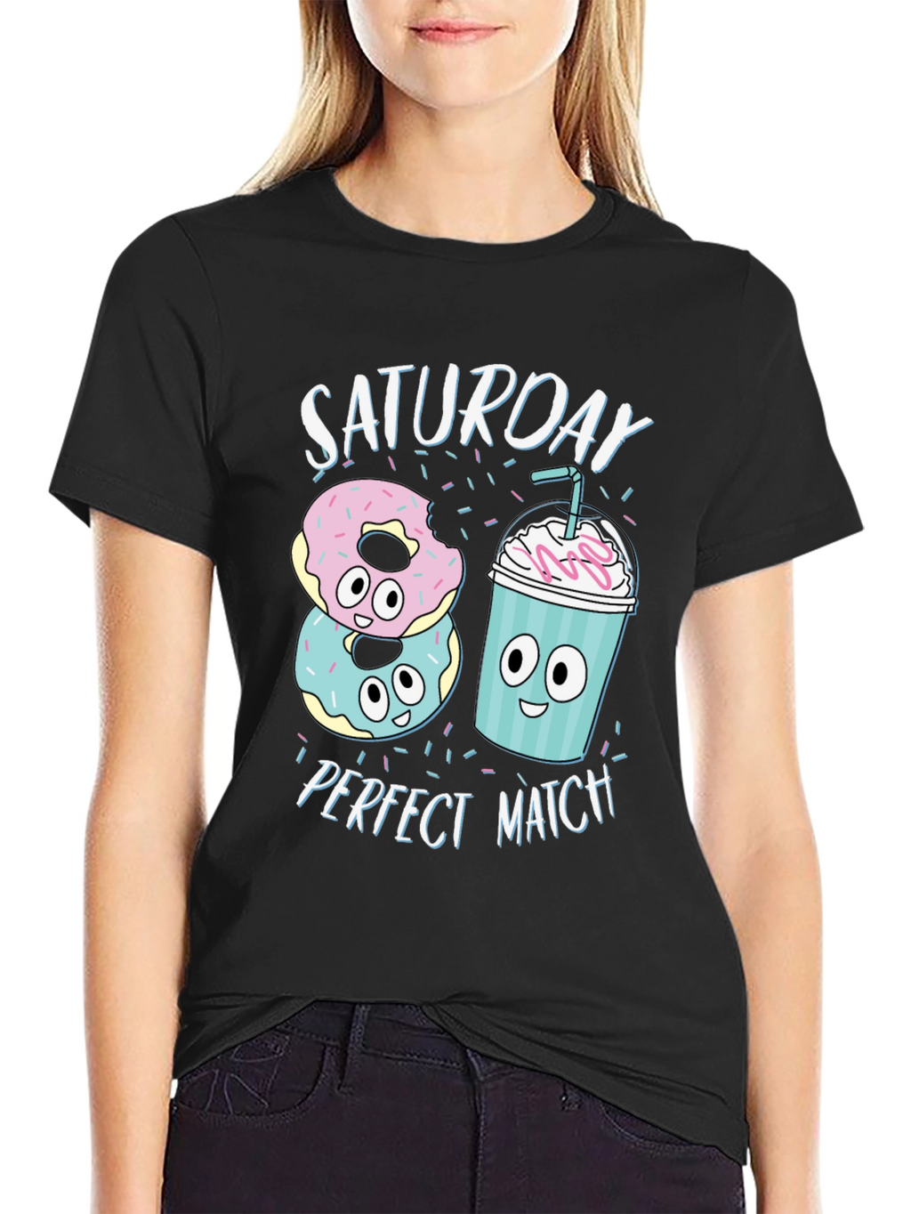 Saturday Perfect Match Graphic T-Shirt