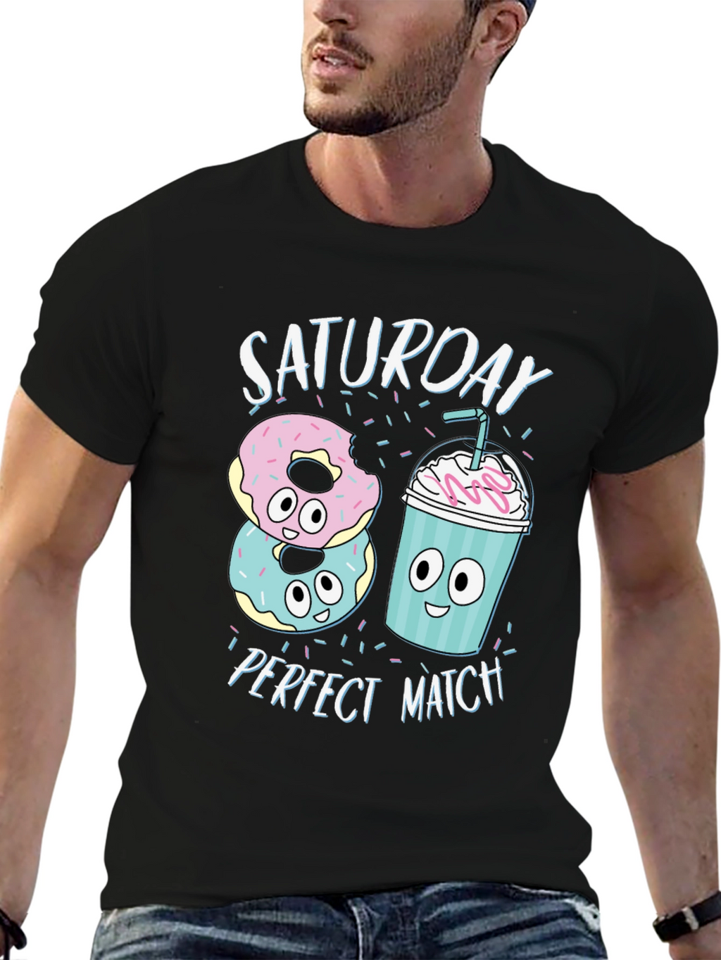 Saturday Perfect Match Graphic T-Shirt