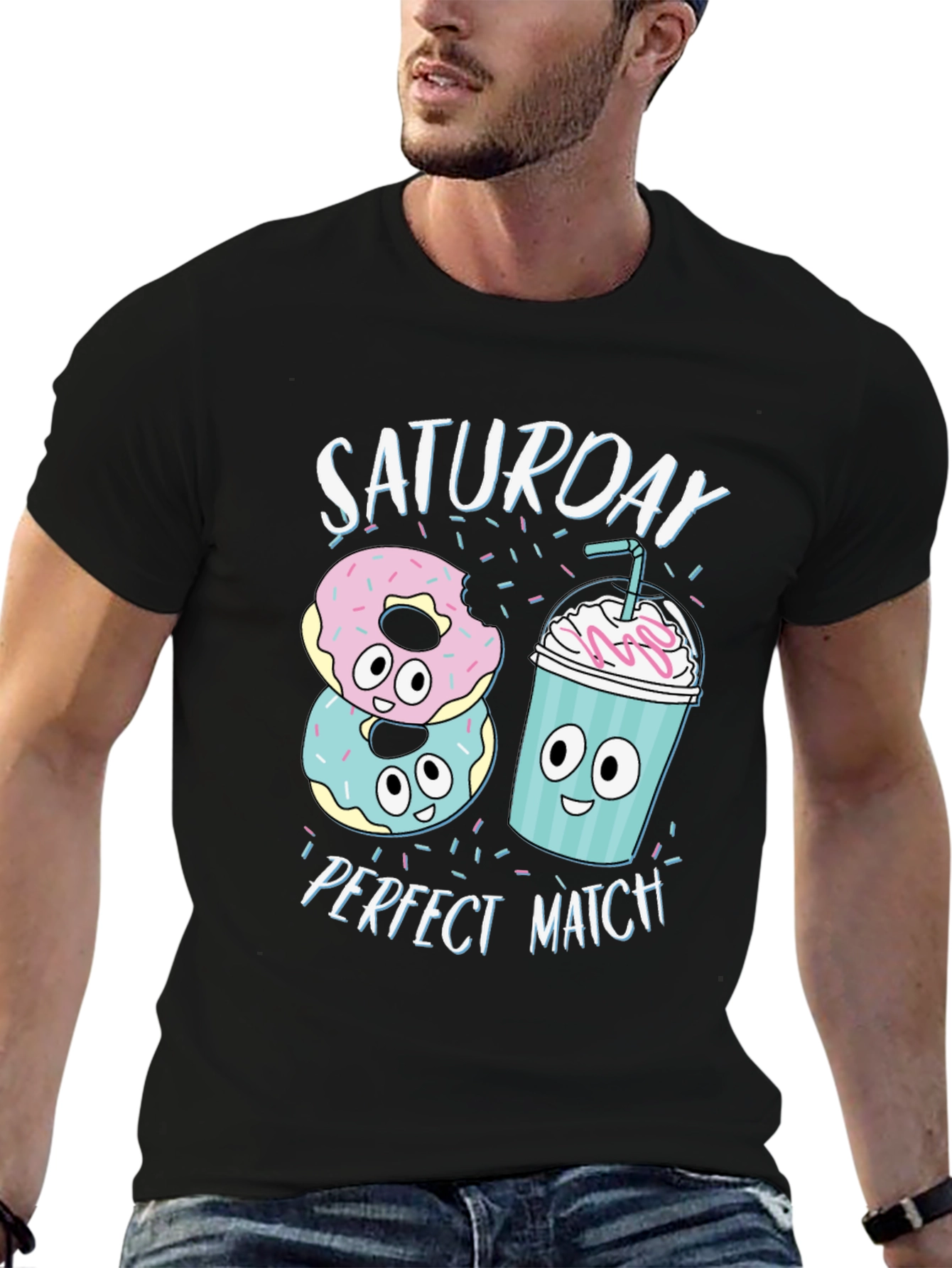 Saturday Perfect Match Graphic T-Shirt