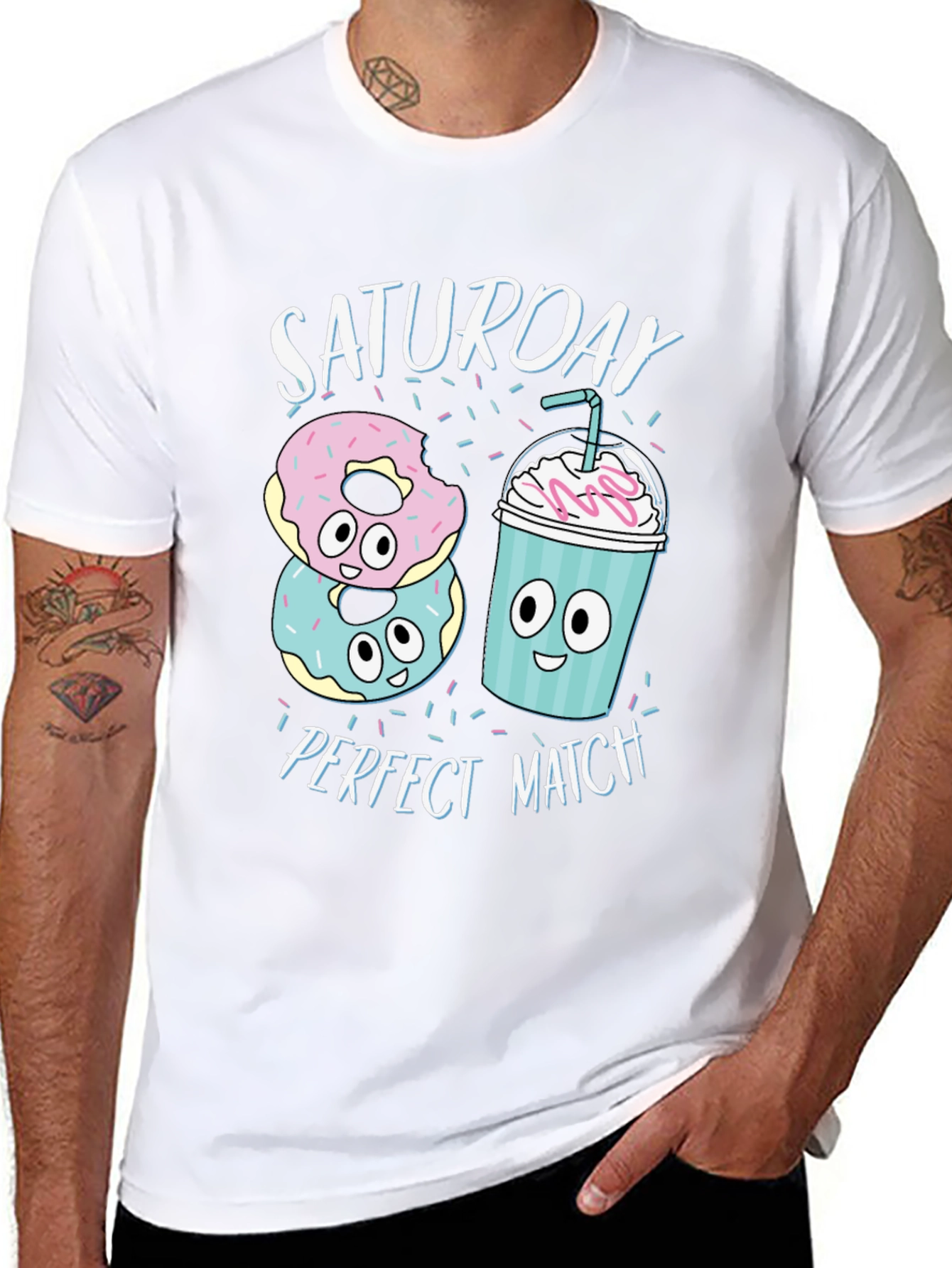 Saturday Perfect Match Graphic T-Shirt