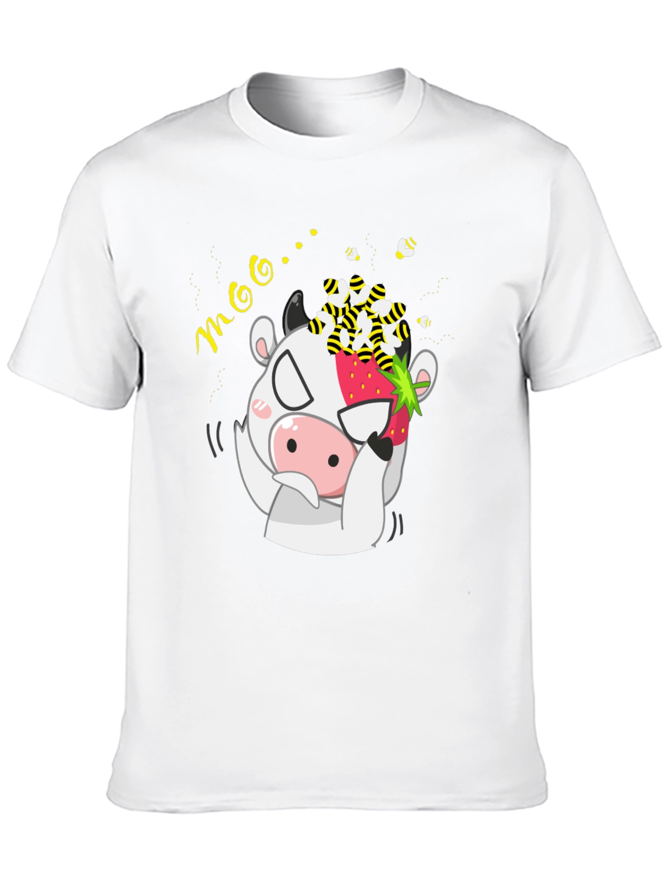 Moo-dy Cow & Bees Graphic Tee