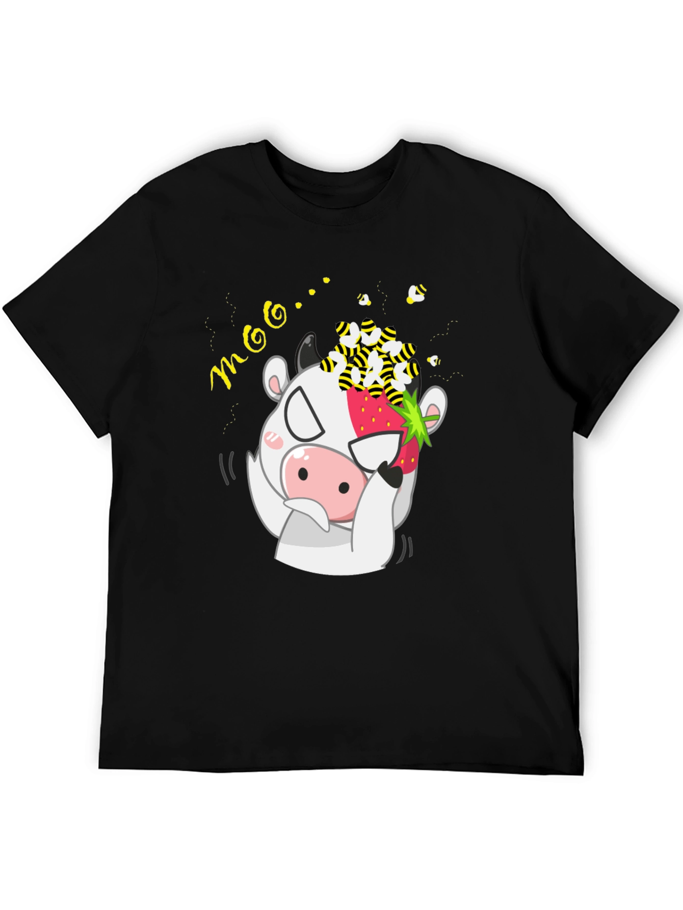 Moo-dy Cow & Bees Graphic Tee