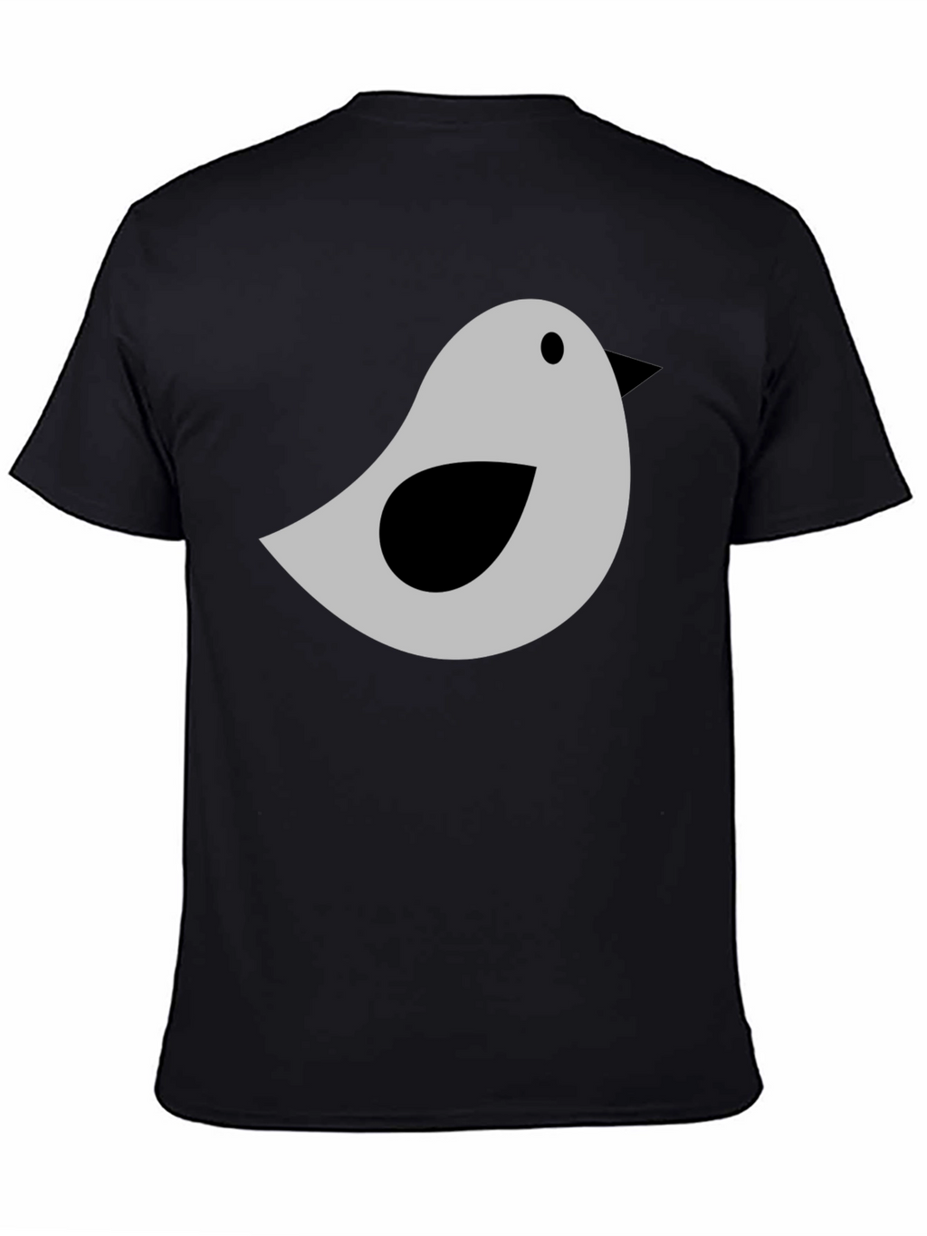 Bird Graphic Tee - Soft Cotton Blend Casual T-Shirt