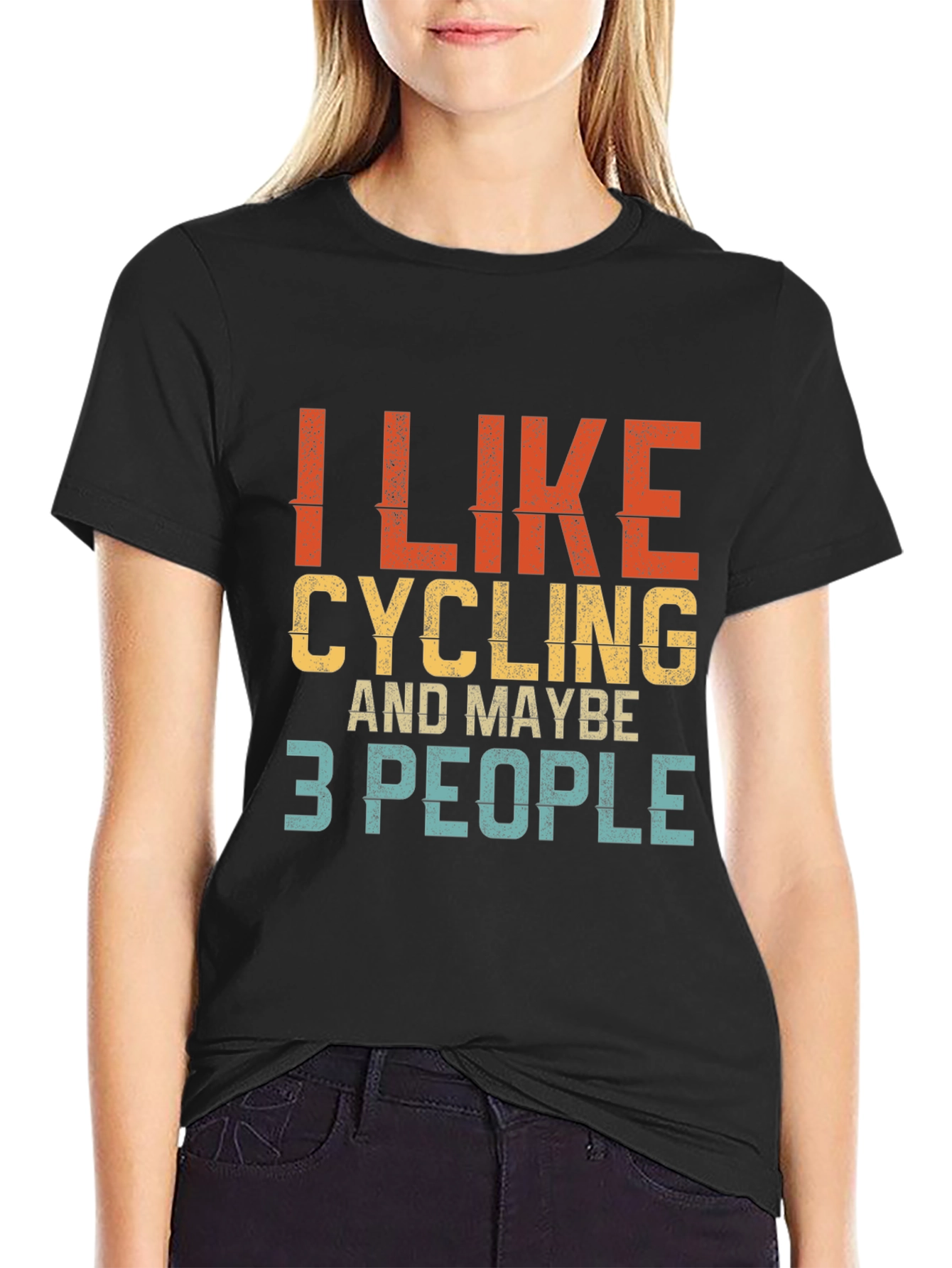 I Like Cycling T-Shirt - Funny Cyclist Tee