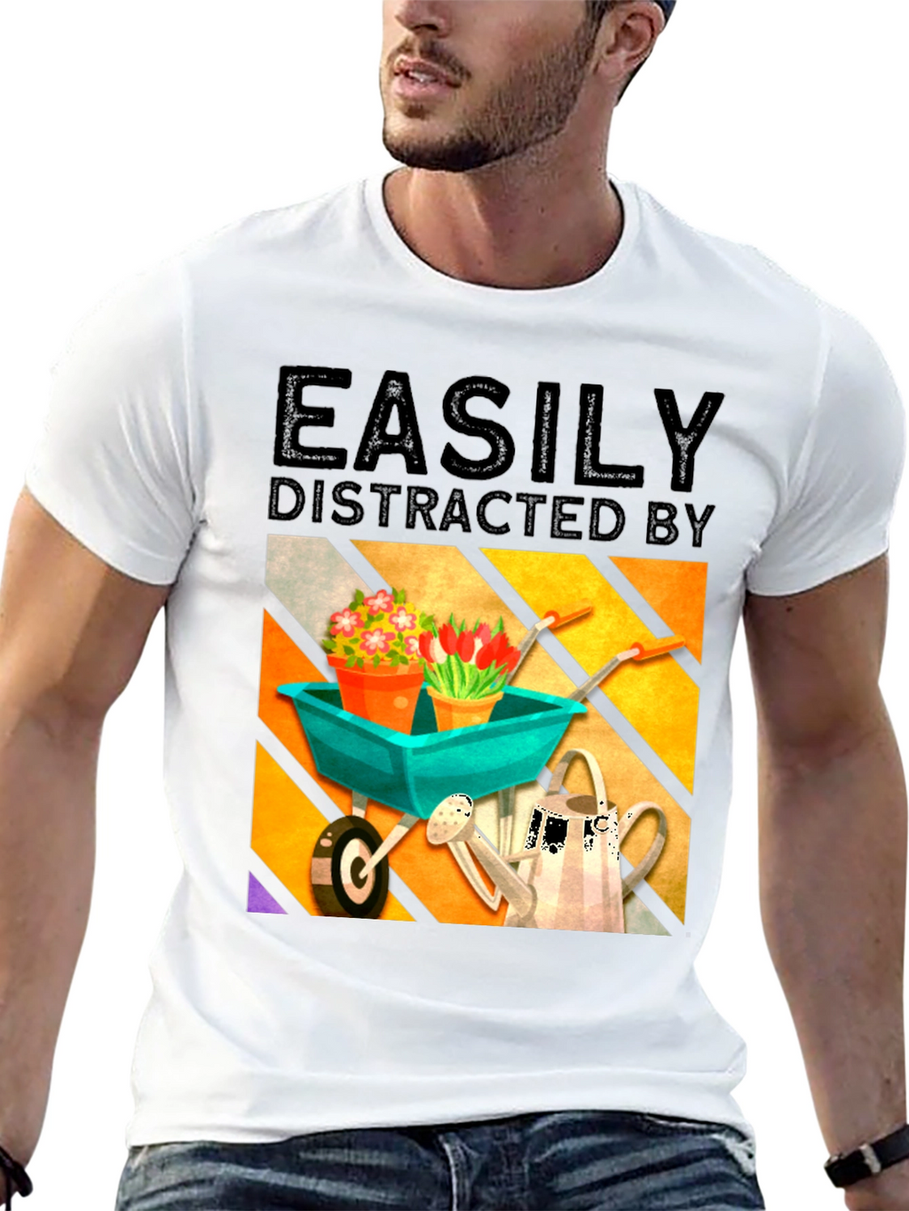 Easily Distracted By Gardening T-Shirt