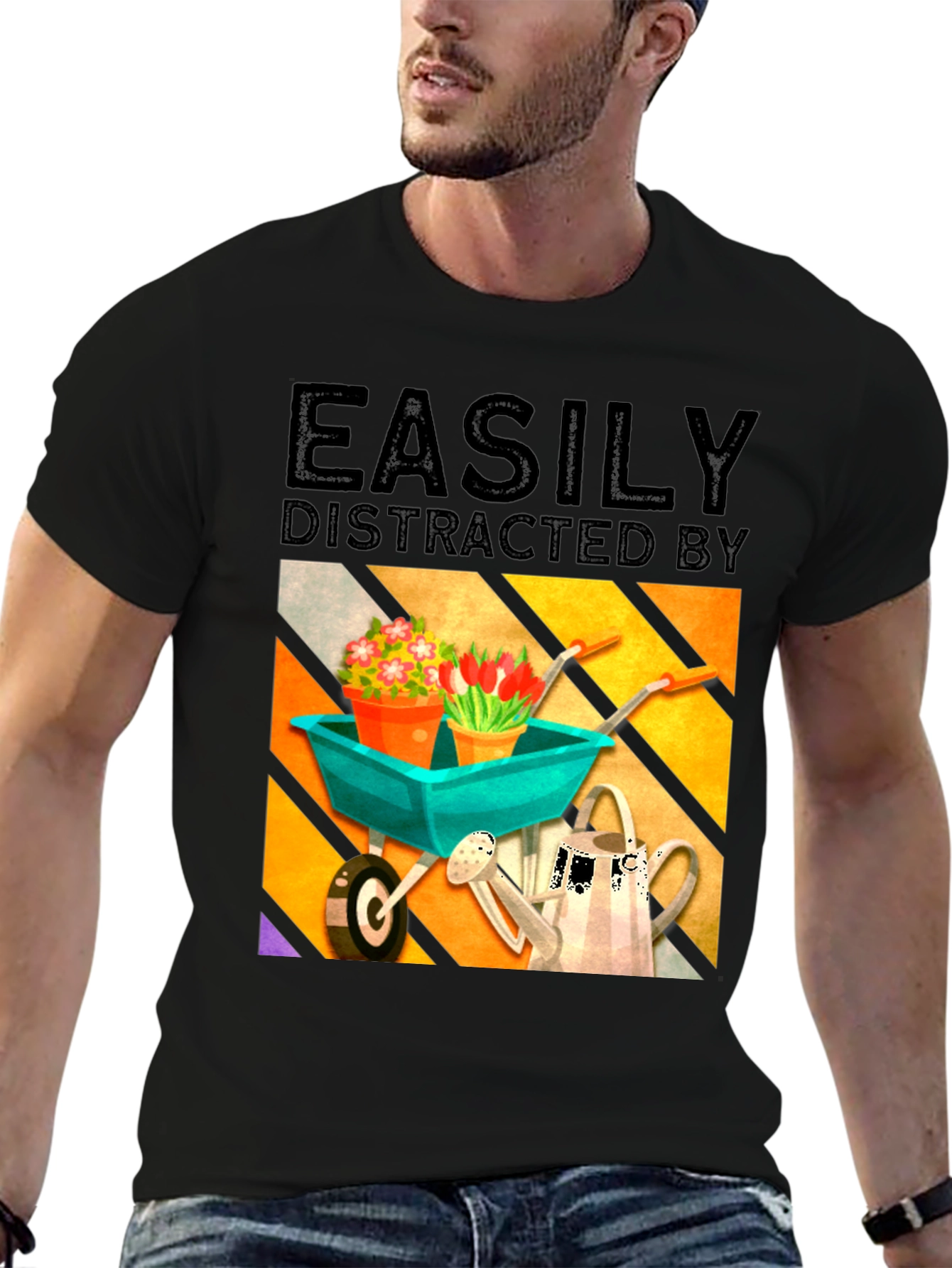 Easily Distracted By Gardening T-Shirt
