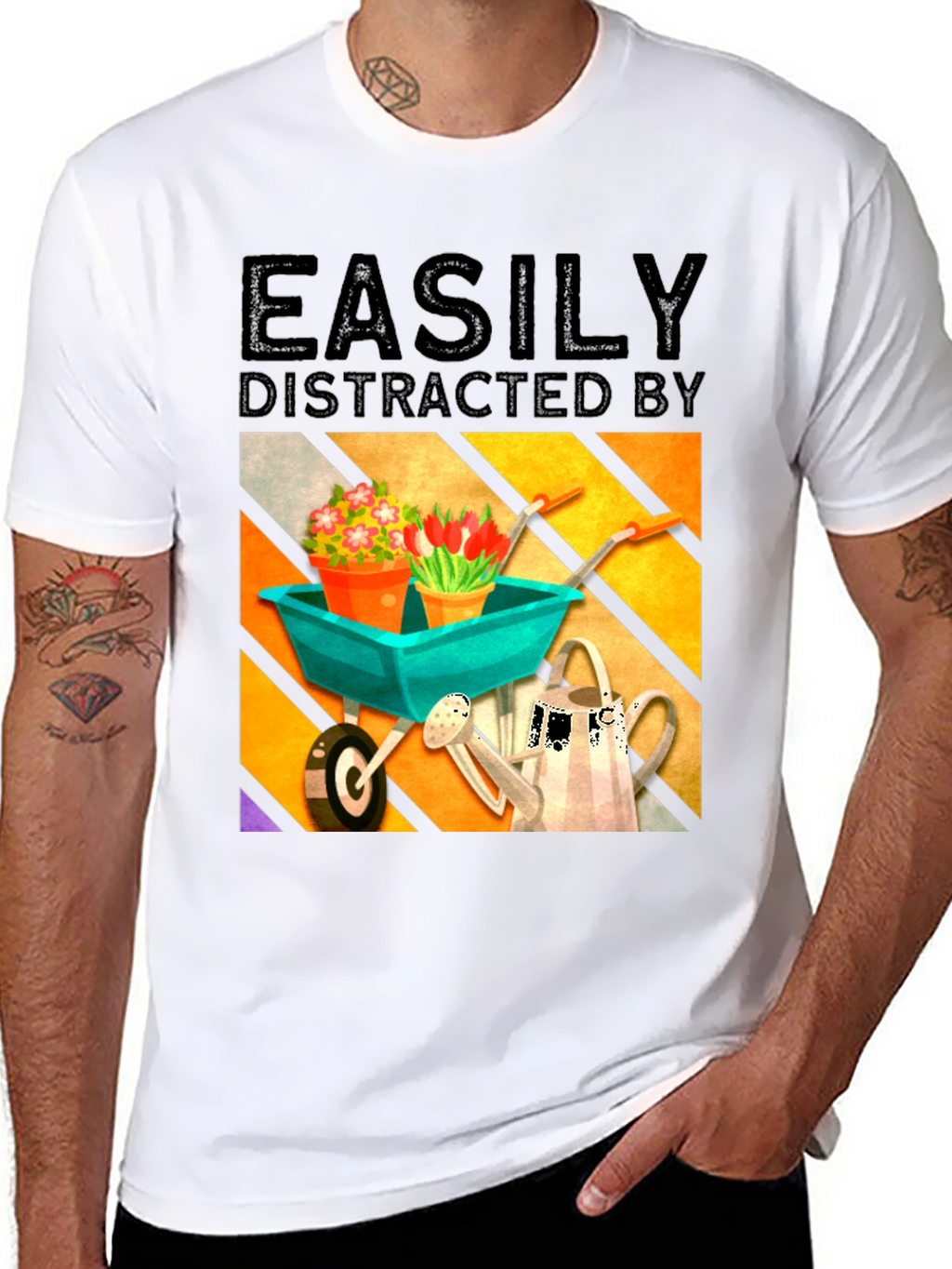 Easily Distracted By Gardening T-Shirt