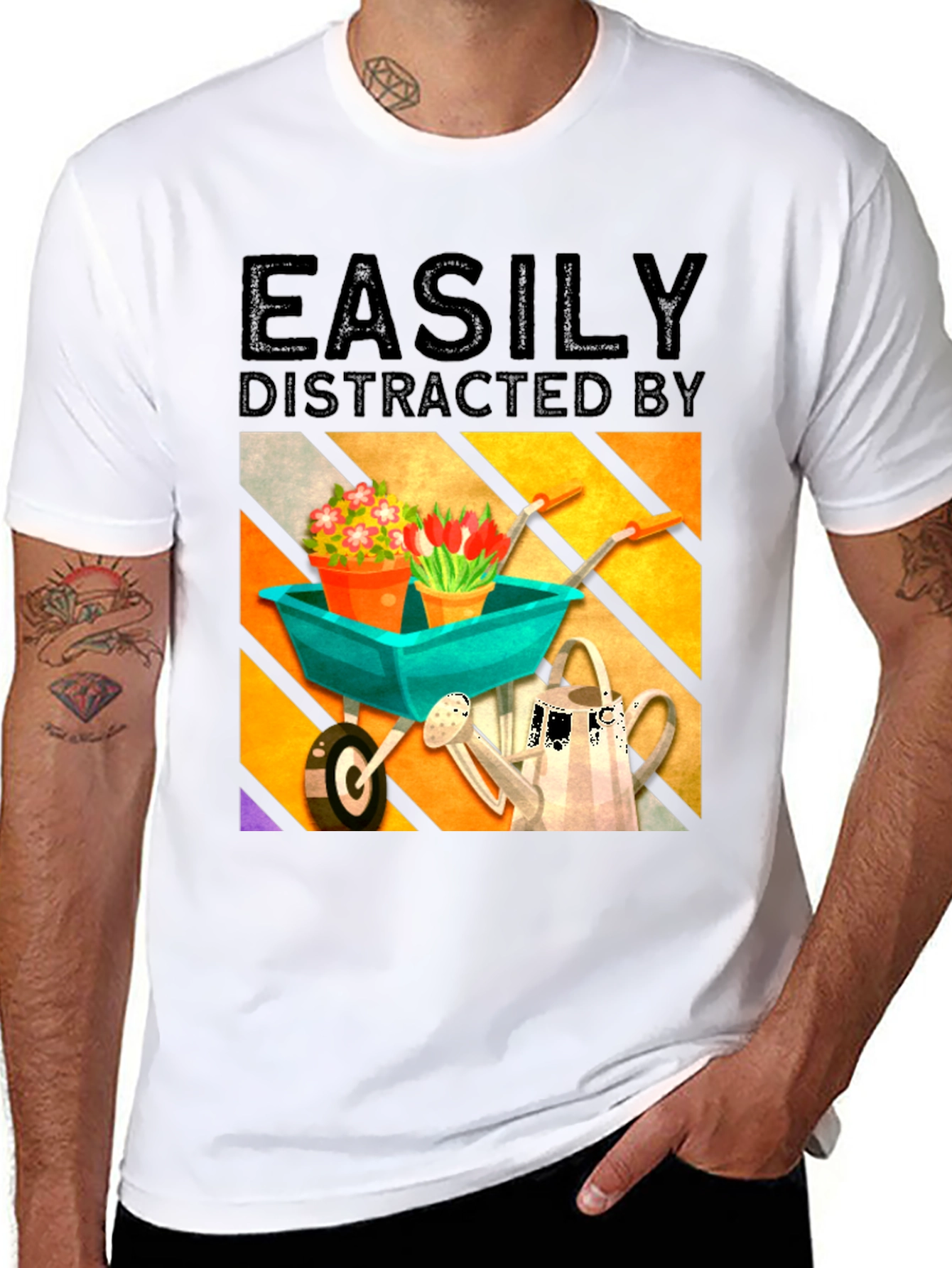 Easily Distracted By Gardening T-Shirt